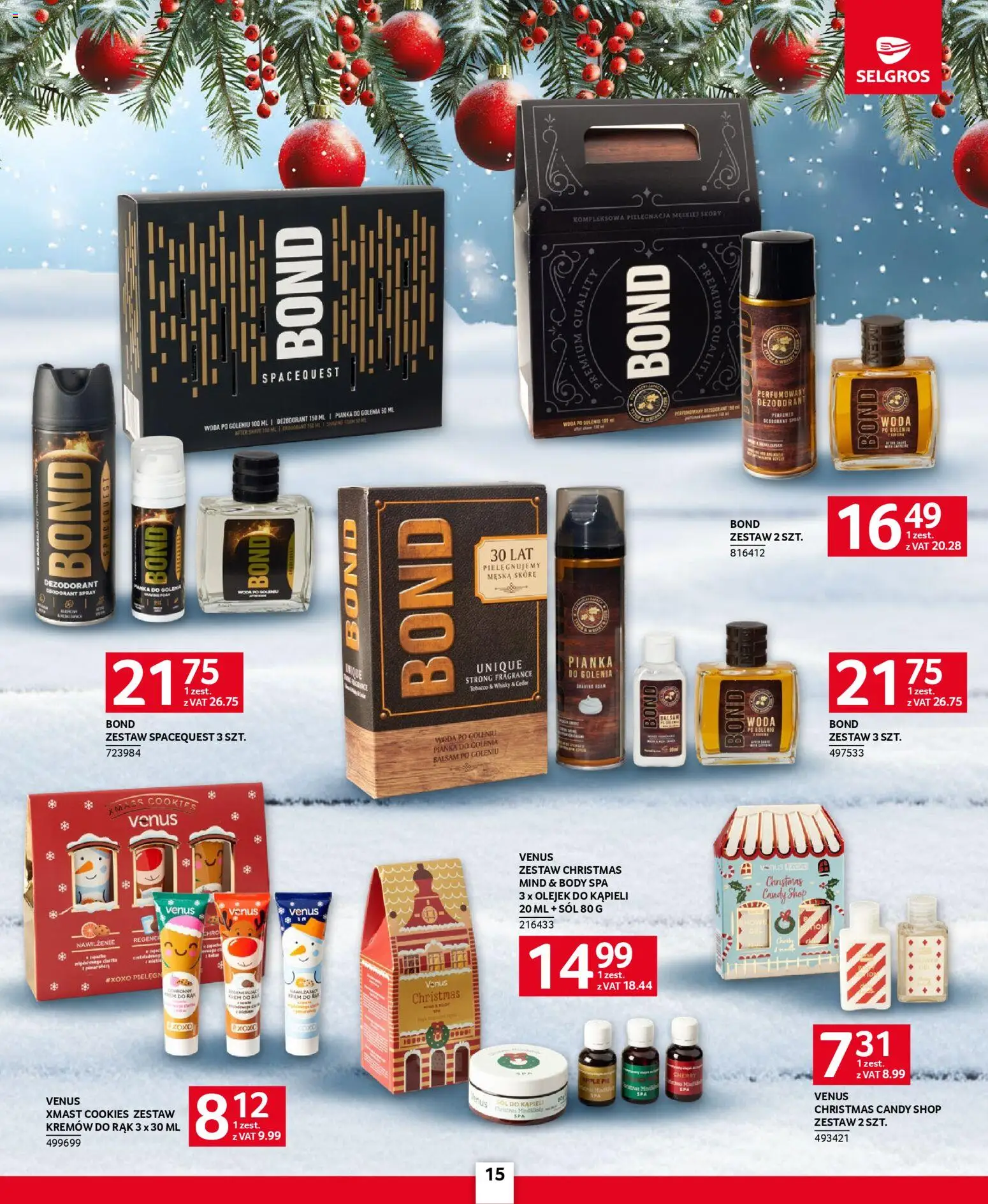 Selgros cash&carry Gazetka - Prezenty od 20.11.2025 | Strona: 11 | Produkty: Body, Pianka do golenia, Dezodorant, Sól