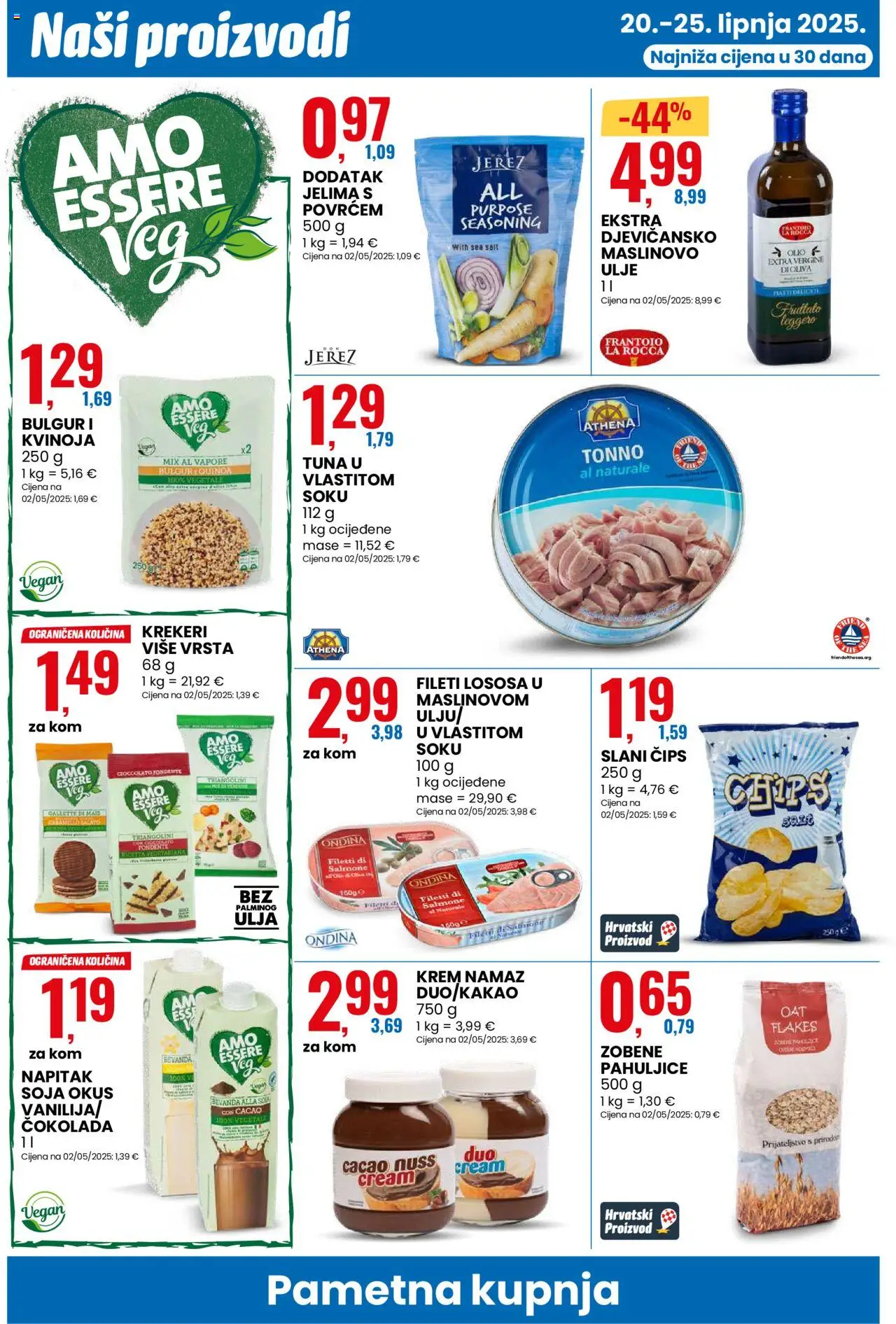 Eurospin katalog | vrijedi od 20.06.2025 | Stranica: 10 | Proizvodi: Ulje, Čokolada, Tuna, Namaz