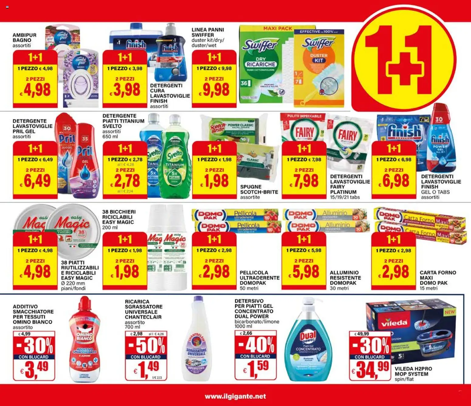 Volantino Il Gigante del 19.02.2026 | Pagina: 3 | Prodotti: Smacchiatore, Forno, Pellicola, Bagno