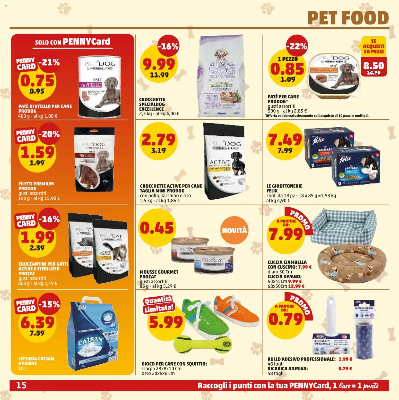 Volantino PENNY del 26.02.2026 | Pagina: 15 | Prodotti: Rullo, Riso, Crocchette, Divano