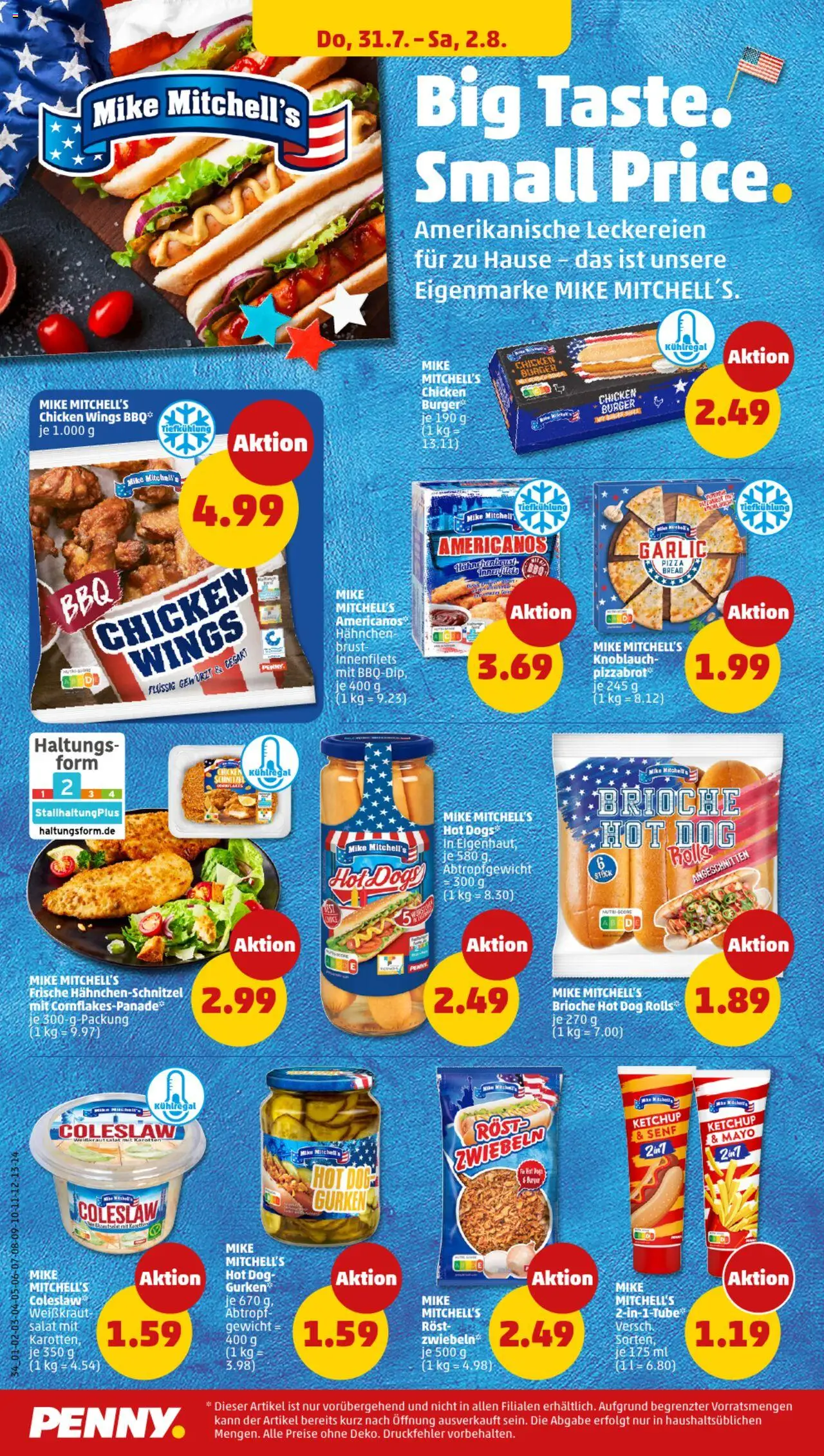 Penny Prospekt 	 - gültig ab dem 28.07.2025 | Seite: 34 | Produkte: Burger, Knoblauch, Ketchup, Hahnchenbrust