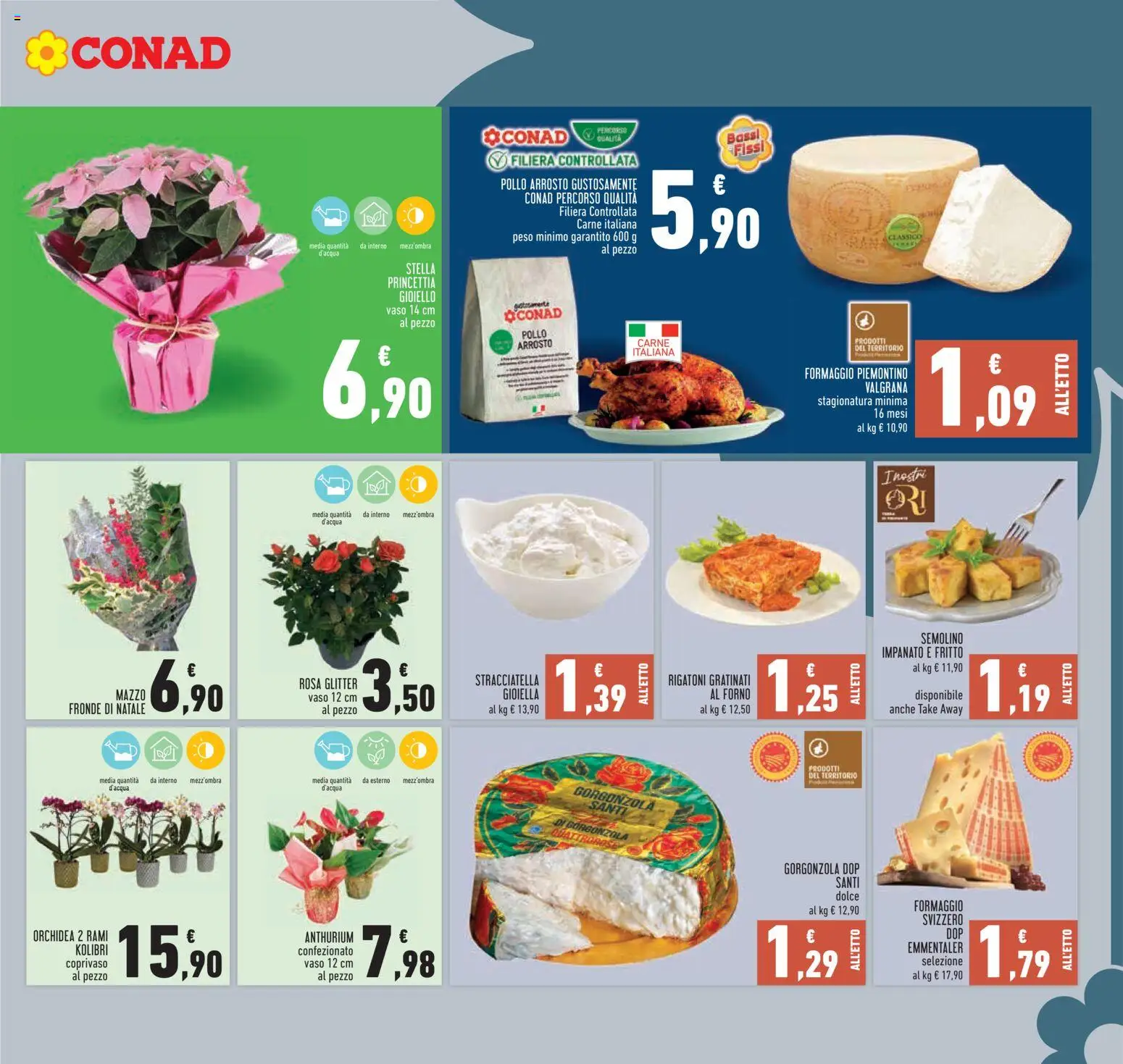 Volantino Conad del 04.12.2025 | Pagina: 9 | Prodotti: Formaggio, Forno, Stracciatella, Vaso