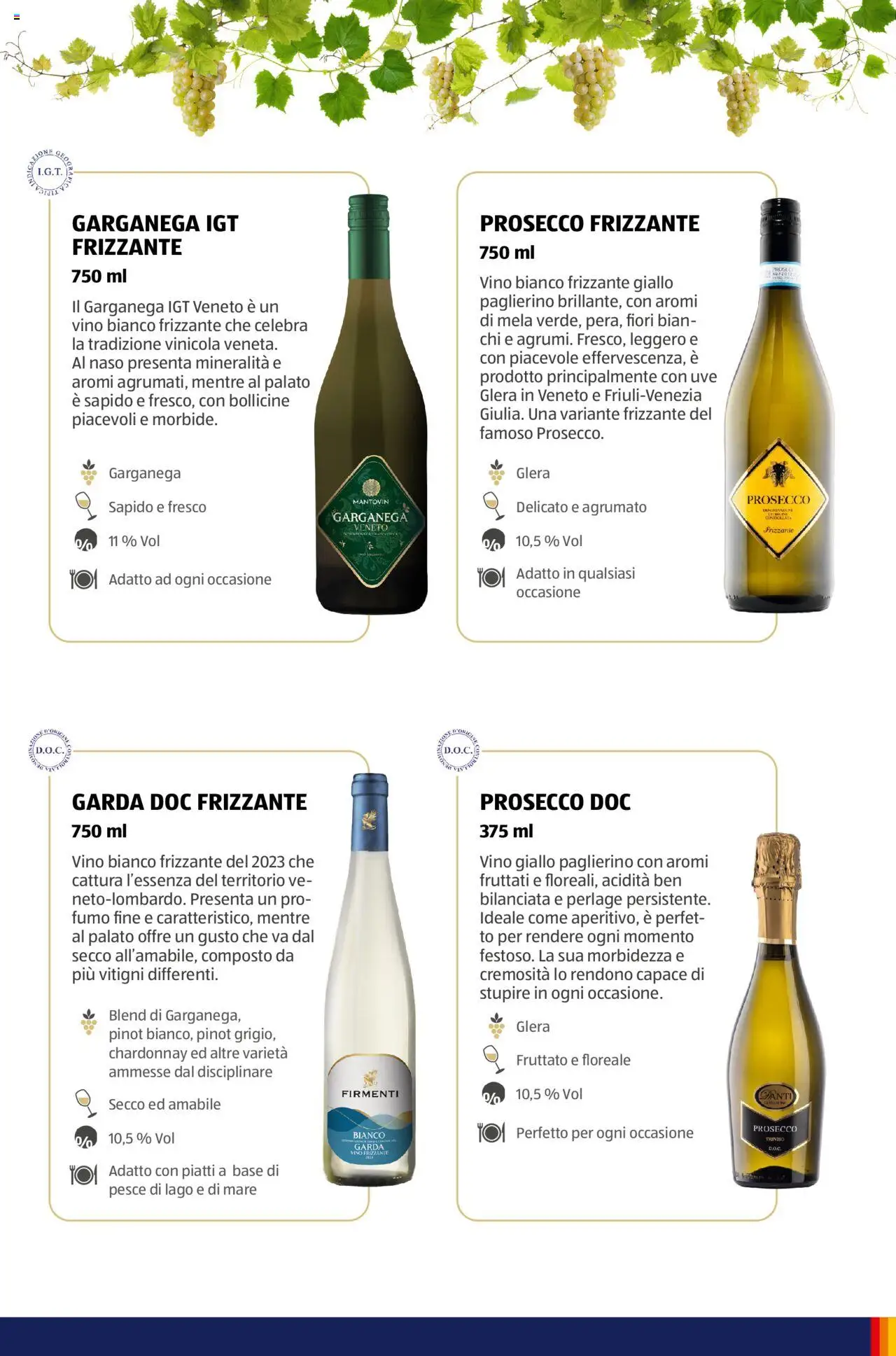 Volantino Aldi del 05.11.2024 | Pagina: 44 | Prodotti: Pesce, Prosecco, Vino, Vino bianco