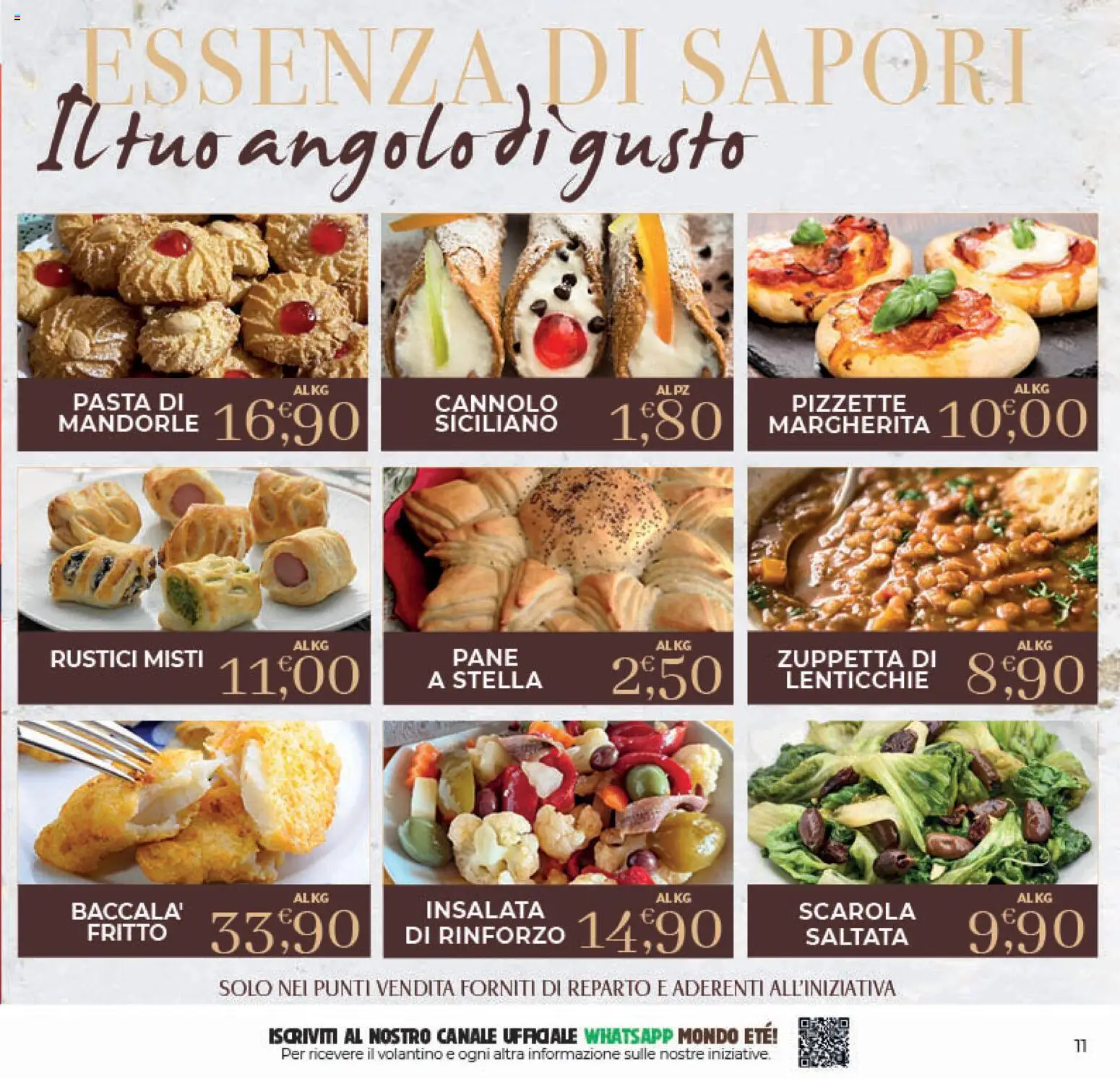 Volantino Eté del 27.12.2025 | Pagina: 11 | Prodotti: Pane, Lenticchie, Mandorle, Rustici