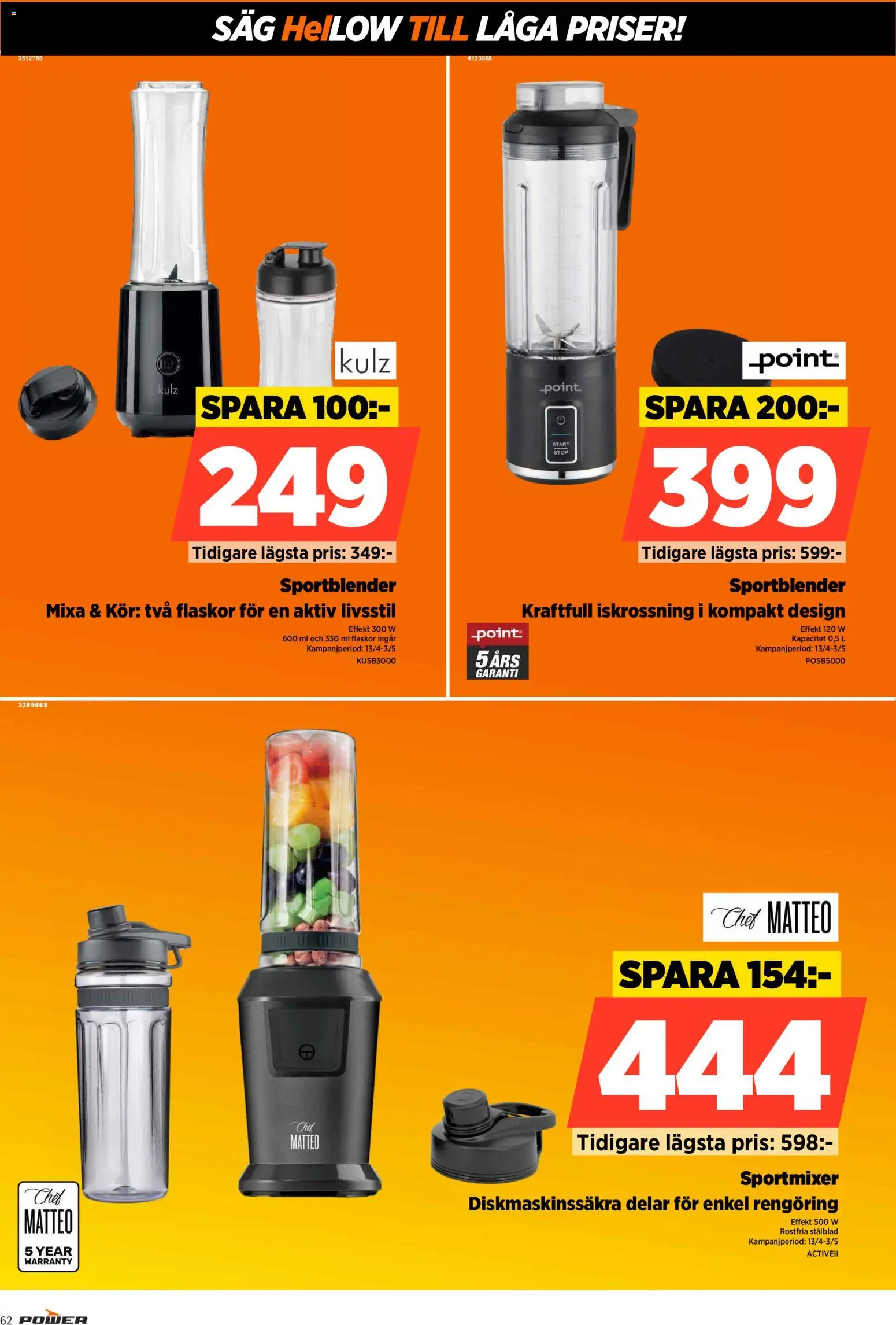 Power reklamblad aktuell från 27.04.2026 | Sida: 62 | Produkter: Såg