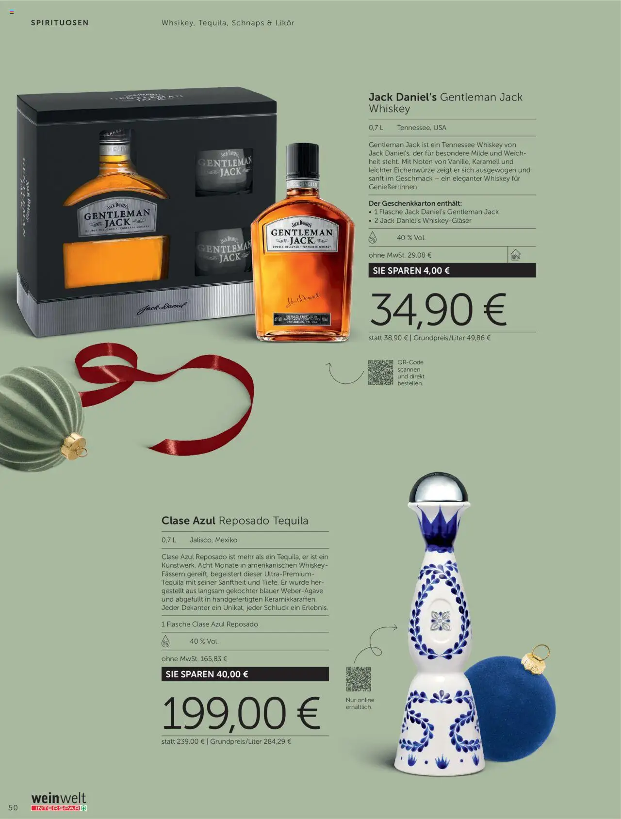 Interspar Geschenkewelt  gültig ab 08.10.2025 | Seite: 50 | Produkte: Whiskey