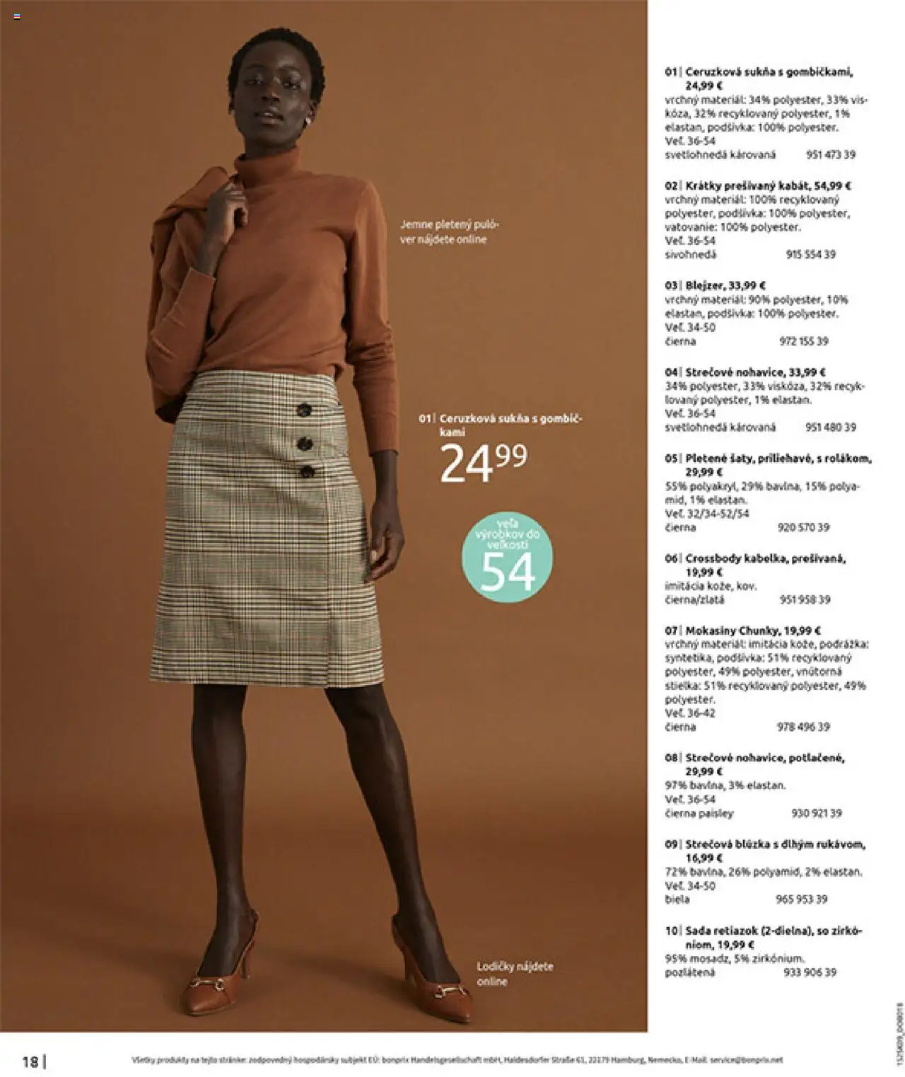 Nové Bonprix akcie – leták je platný od 23.09.2025 | Strana: 20 | Produkty: Mokasíny, Lodičky