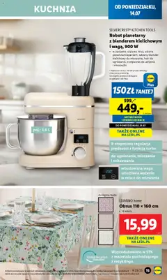 Lidl Katalog od 14.07.2025 | Strona: 17 | Produkty: Waga, Trzepaczka, Robot, Blender