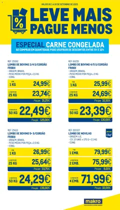 Pré-visualização Makro - Leve Mais Pague Menos Carne Congelada - Setembro válido de 01.09.2025