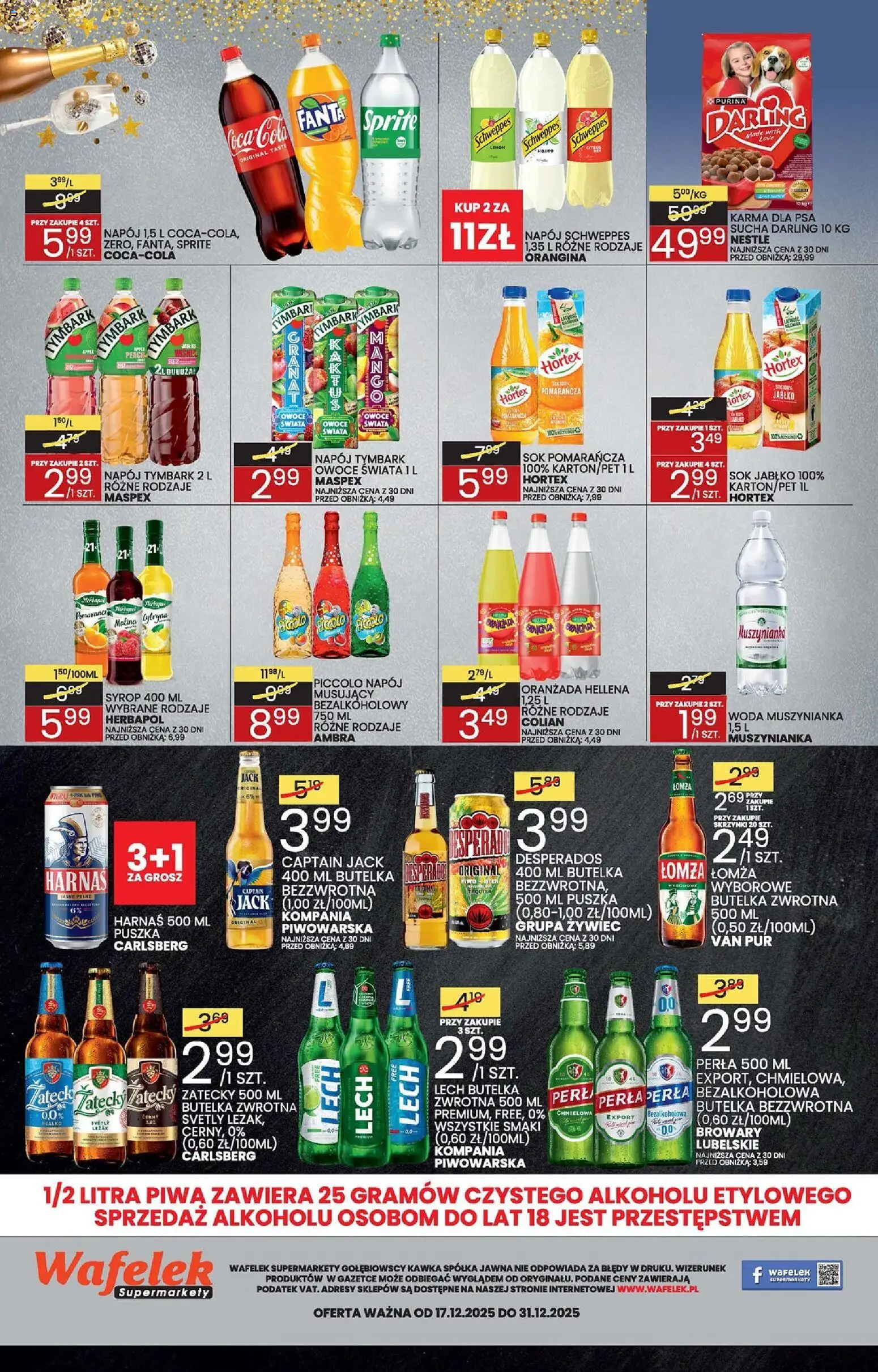 Wafelek Gazetka od 17.12.2025 | Strona: 8 | Produkty: Cytryna, Syrop, Muszynianka, Sok
