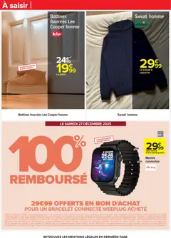 Carrefour - Prévisualisation de Carrefour catalogue semaine 52 valide à partir de 23.12.2025 | Page: 61 | Produits: Montre, Bracelet, Bottines