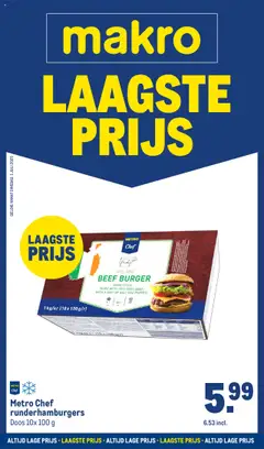 Makro - Laagste prijs - Voorbeeld van een folder van Makro, geldig van 01.07.2025