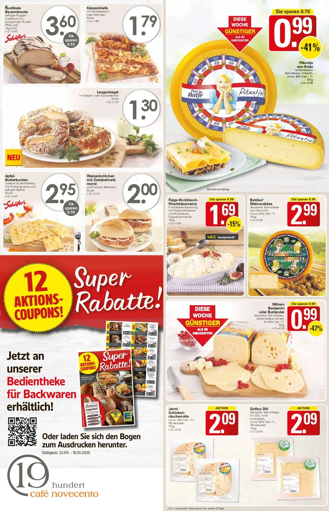 WEZ Prospekt – gültig ab 22.09.2025 | Seite: 6 | Produkte: Äpfel, Milram, Wurst, Dill