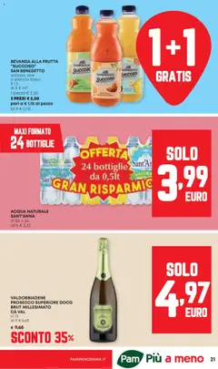 Volantino Panorama del 24.07.2025 | Pagina: 21 | Prodotti: Prosecco, Acqua, Acqua naturale, Arancia
