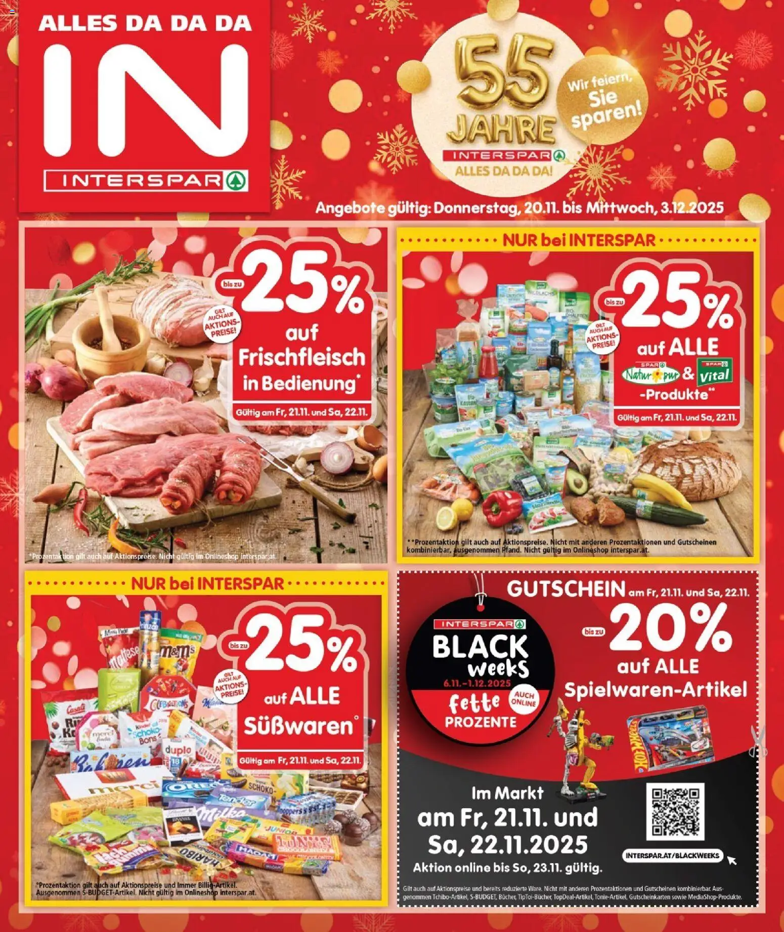 Interspar Flugblatt - Burgenland gültig ab 20.11.2025 | Seite: 1