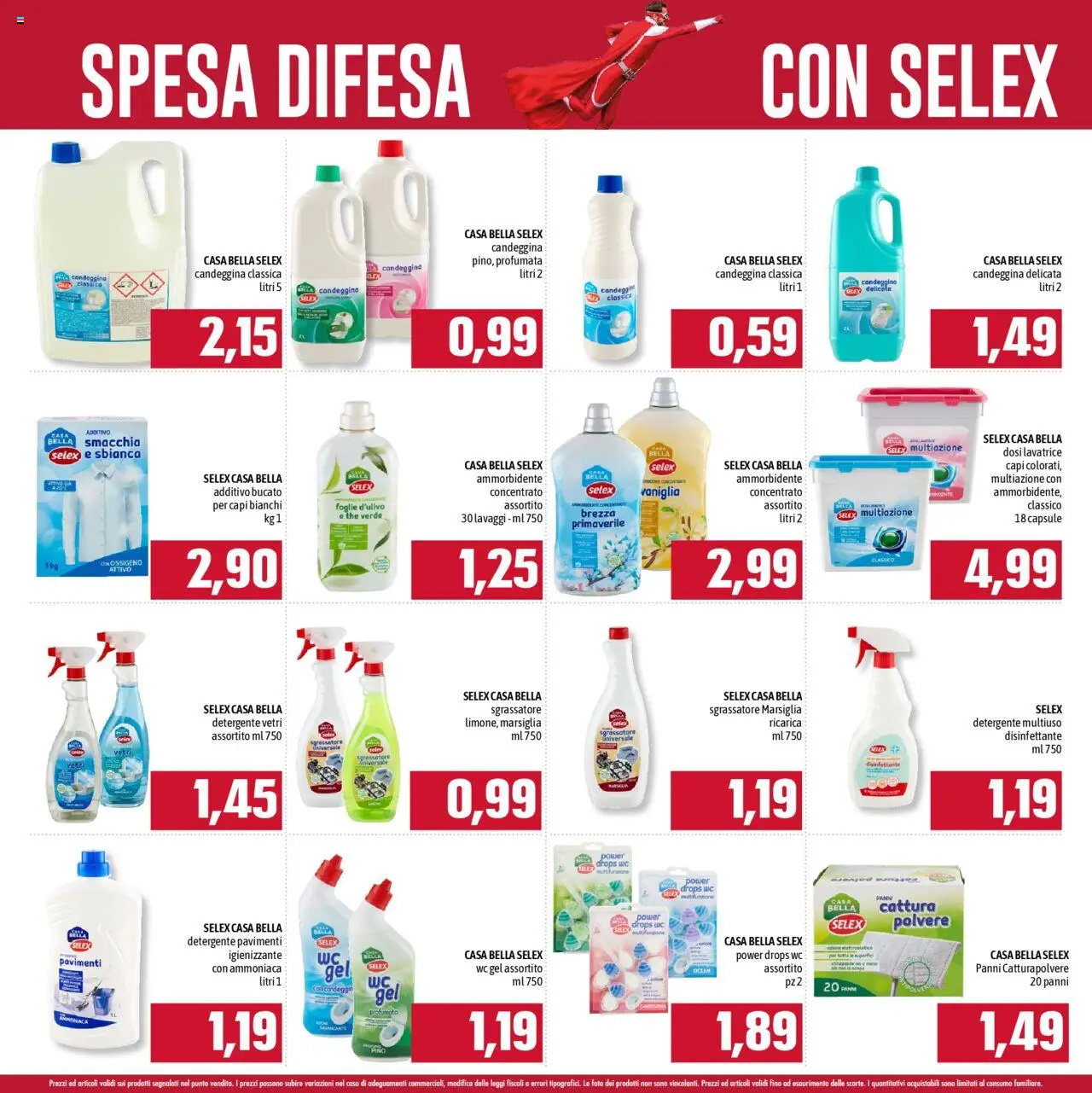 Volantino Emisfero del 01.06.2025 | Pagina: 20 | Prodotti: Ammorbidente, Detergente, Lavatrice, WC