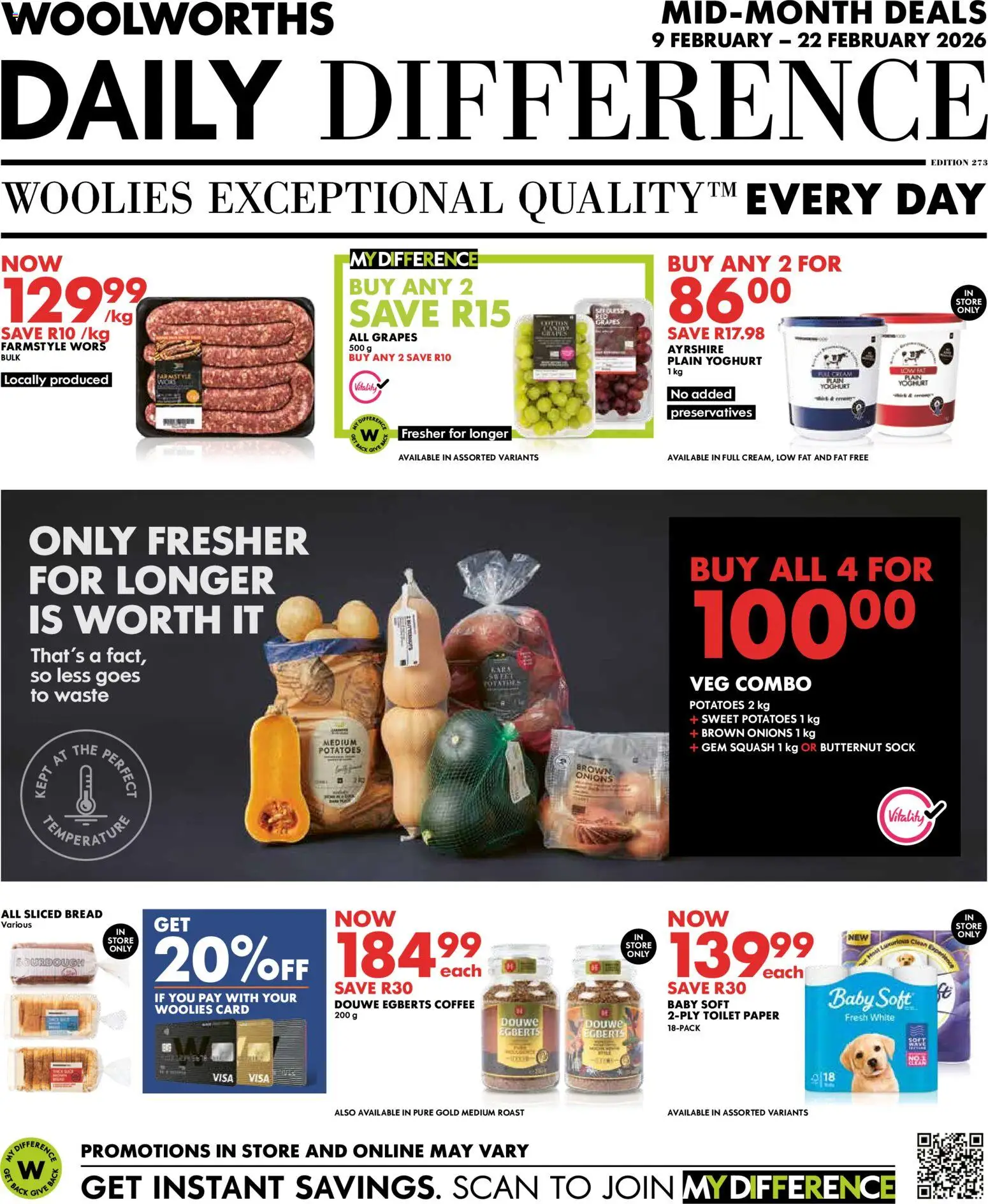 New Woolworths catalogue – valid from 09.02.2026 | Page: 1