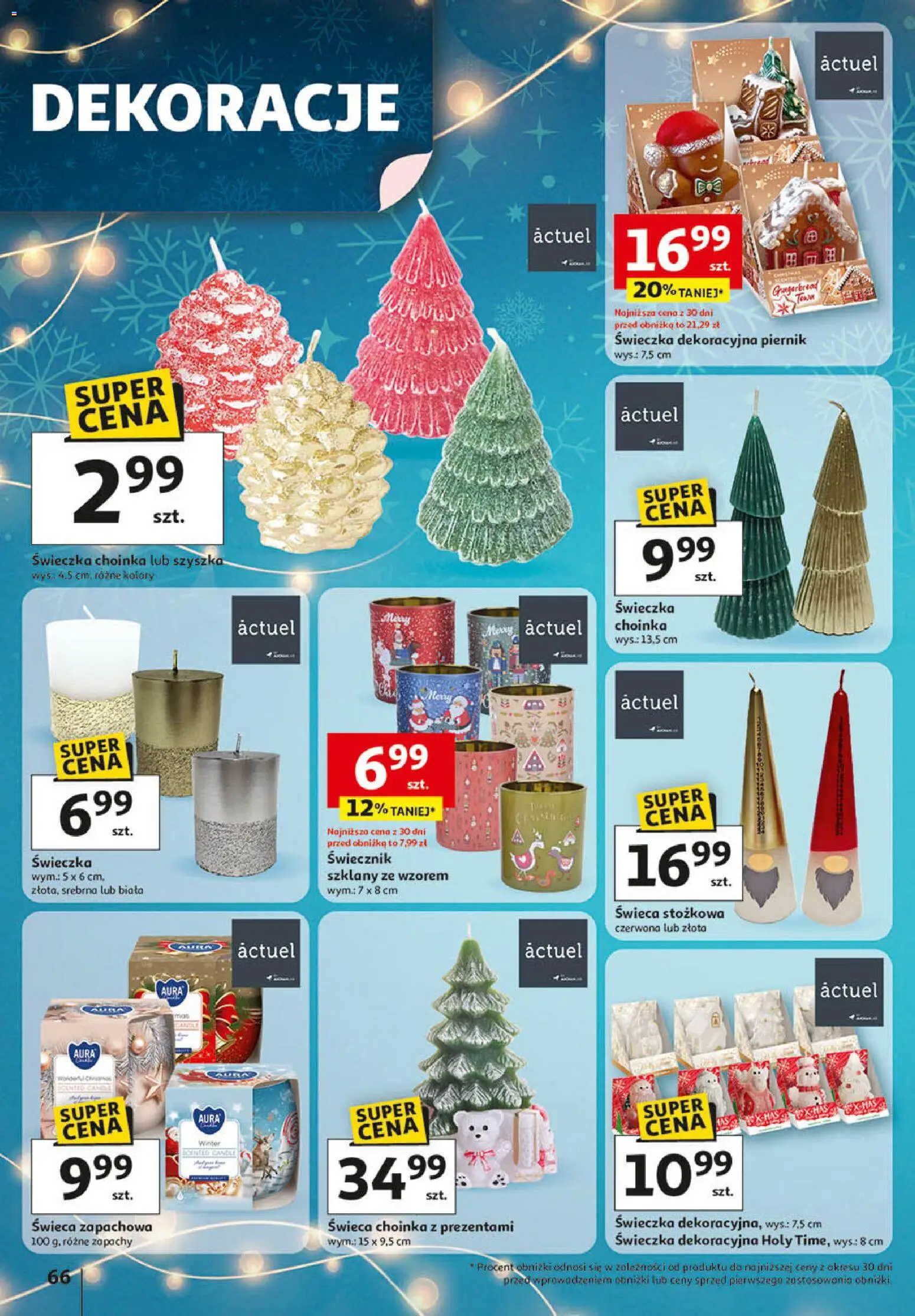 Auchan Gazetka - Zabawki Święta jak babcię kocham Hipermarket od 06.11.2025 | Strona: 66 | Produkty: Choinka, Piernik