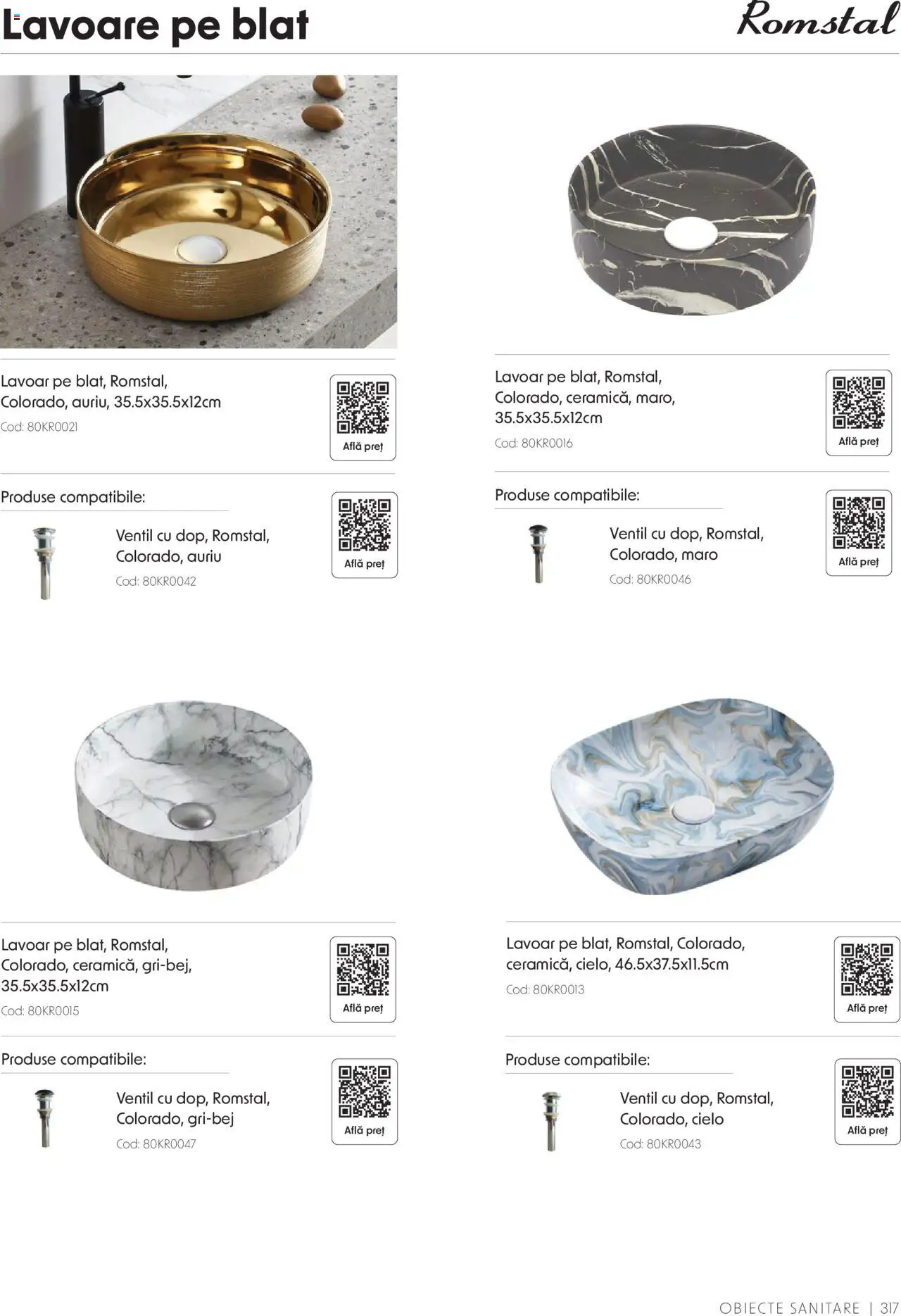 Catalog Romstal – valabil de la 25.11.2024 | Pagină: 317 | Produse: Lavoar