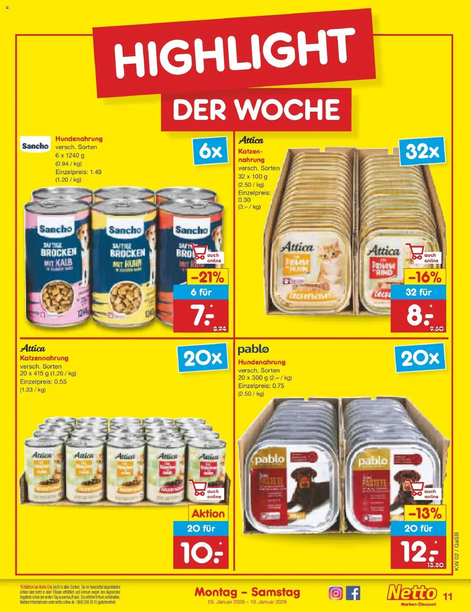 Netto Marken-Discount - Netto: Wochenangebote – gültig ab 04.01.2026 | Seite: 11