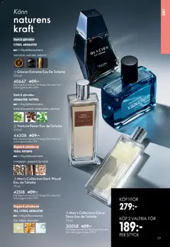 Oriflame erbjudanden 05/26 - Förhandsvisning av reklamblad från butik Oriflame aktuell från 01.04.2026 | Sida: 77 | Produkter: Doft, Eau de toilette, Ljus