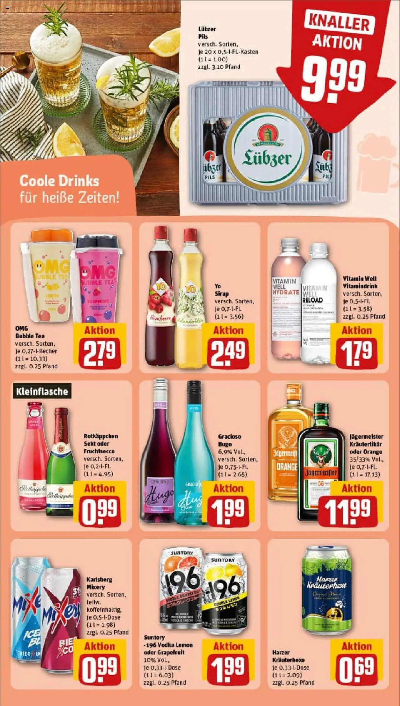 Rewe prospekt Halle (Saale)	 - gültig ab dem 13.07.2025 | Seite: 19 | Produkte: Rotkappchen sekt, Grapefruit, Jägermeister, Rotkäppchen