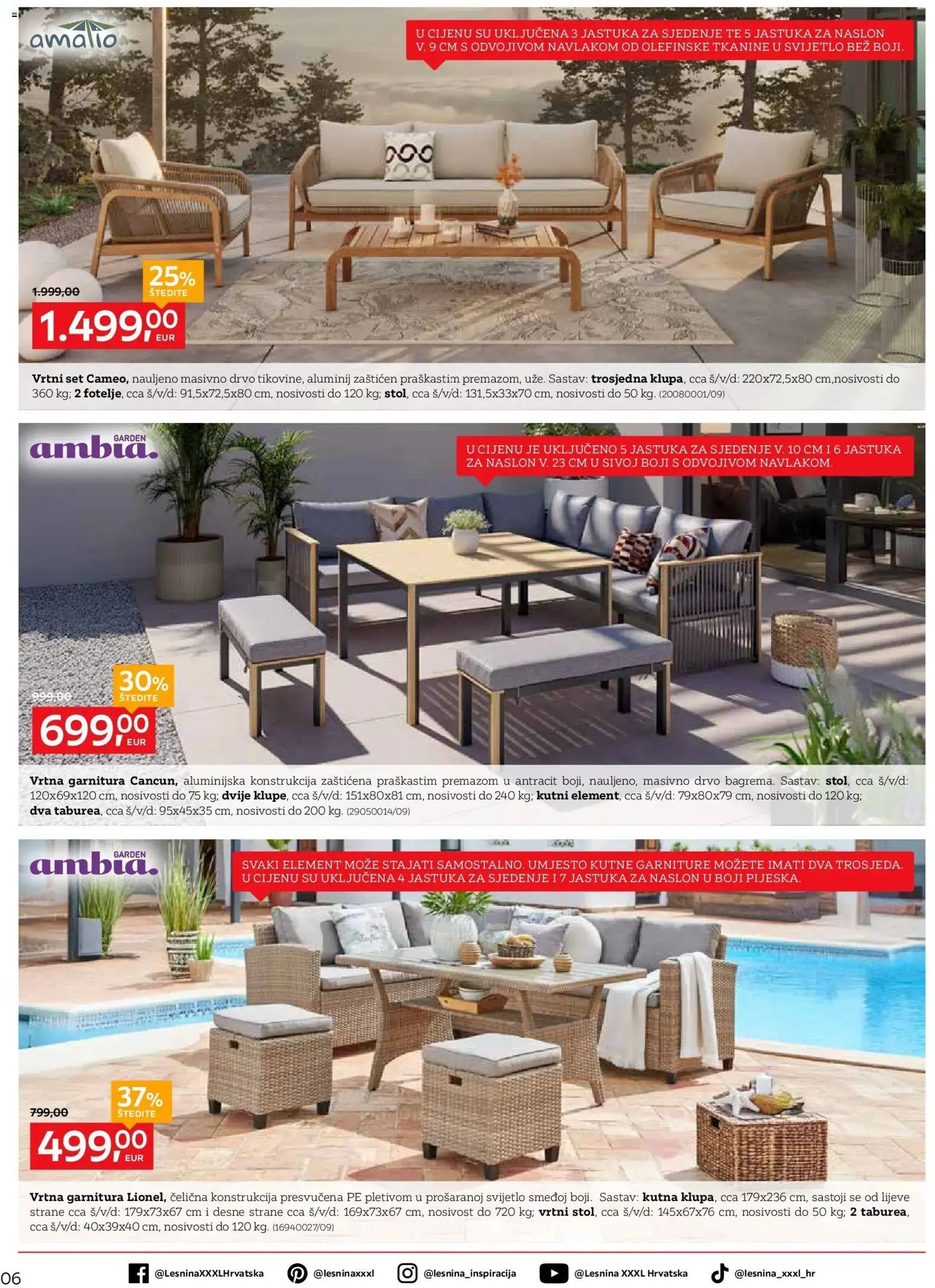 Lesnina katalog | vrijedi od 23.02.2026 | Stranica: 6 | Proizvodi: Vrtna garnitura