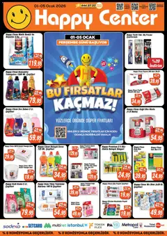 01.01.2026 tarihinden itibaren geçerli olan Happy Center kataloğu önizlemesi