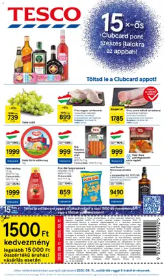Tesco Hipermarket - Akciós újság  - amely érvényes a következő dátumtól: 11.09.2025