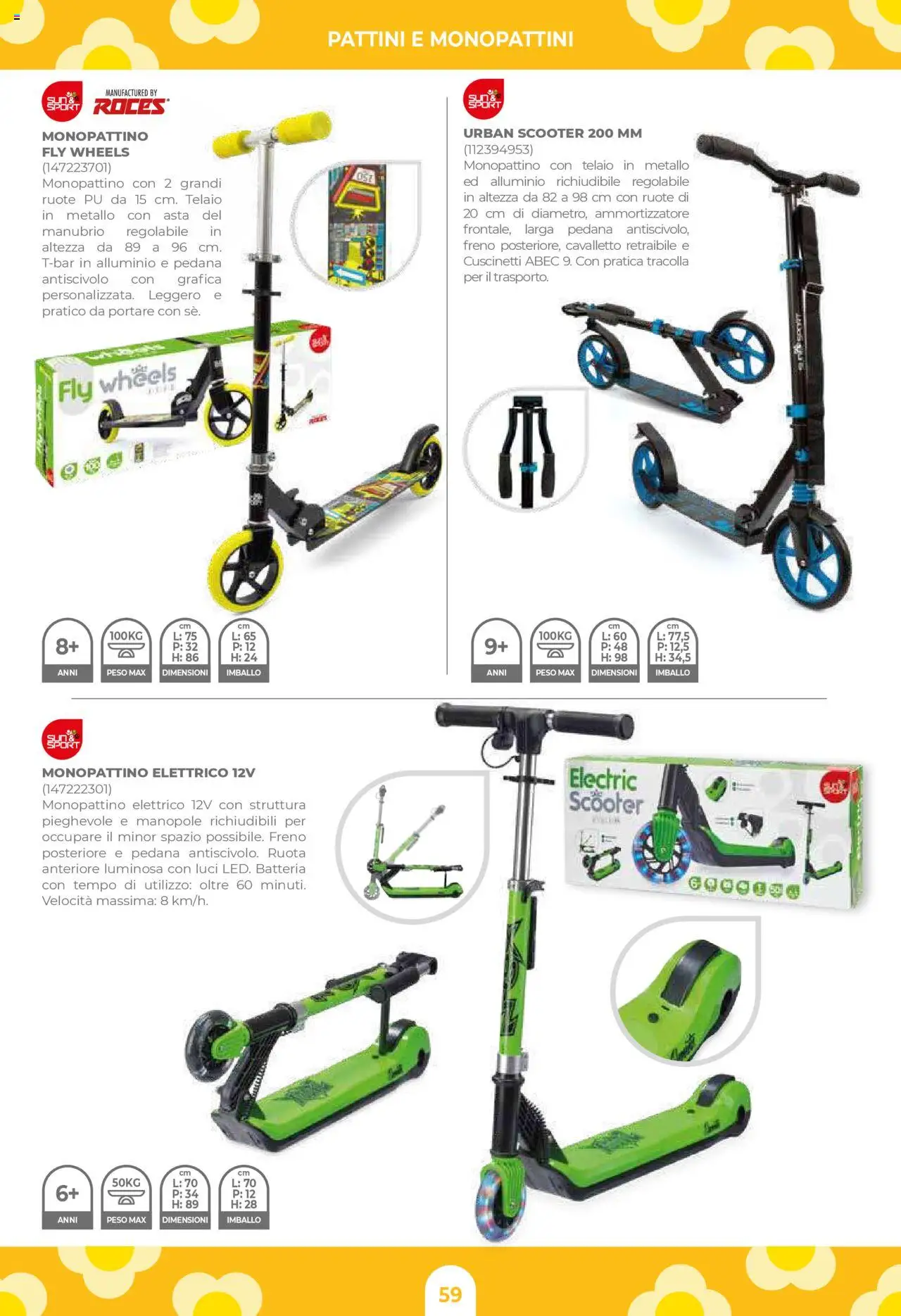 Volantino Toys Center del 03.04.2025 | Pagina: 61 | Prodotti: Monopattino, Alluminio, Batteria, Monopattino elettrico