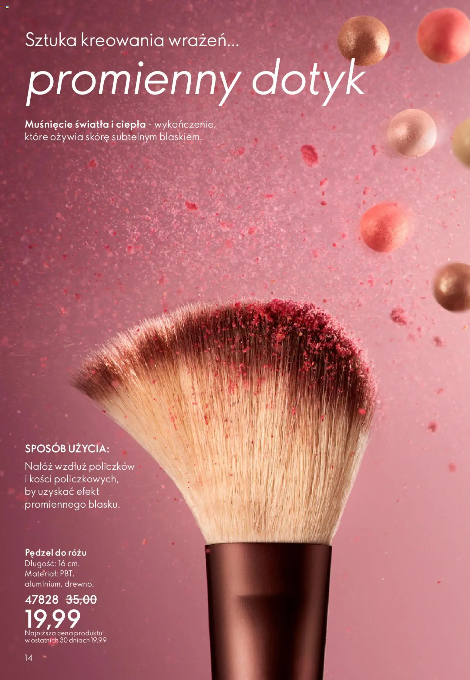 Oriflame Katalog 6 2026 od 15.04.2026 | Strona: 14 | Produkty: Pędzel