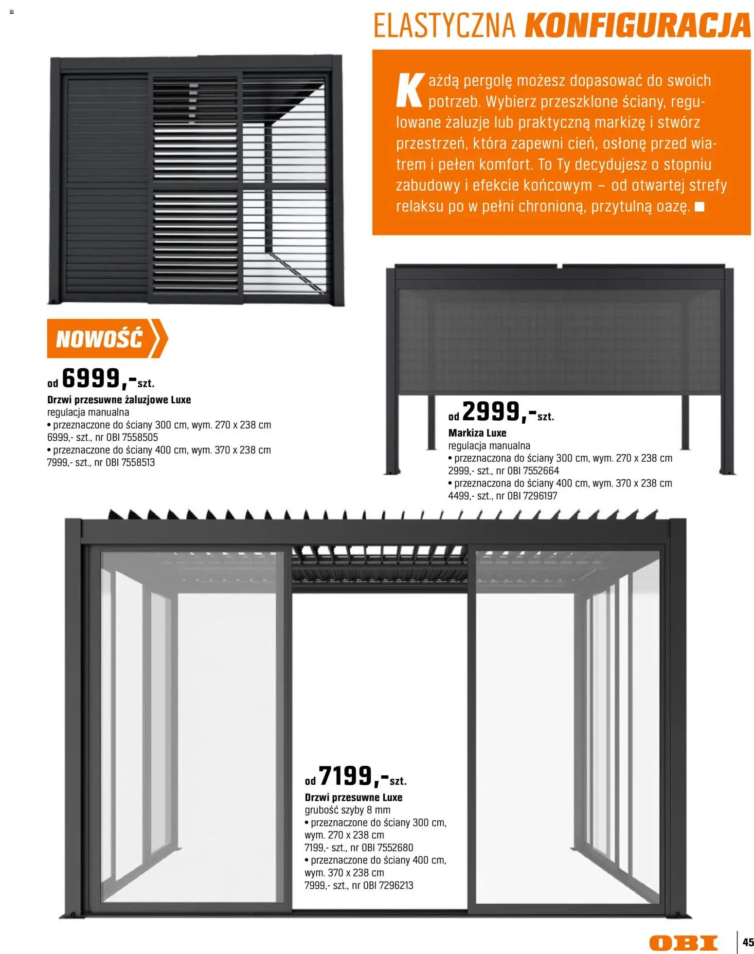 OBI gazetka - Ogród od 11.03.2026 | Strona: 45