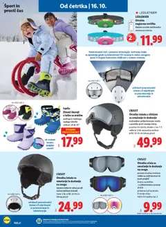 Lidl katalog akcije – veljaven od 16.10.2025 | Stran: 24 | Izdelki: Škornji, Svetilka, Podloga, Čelada