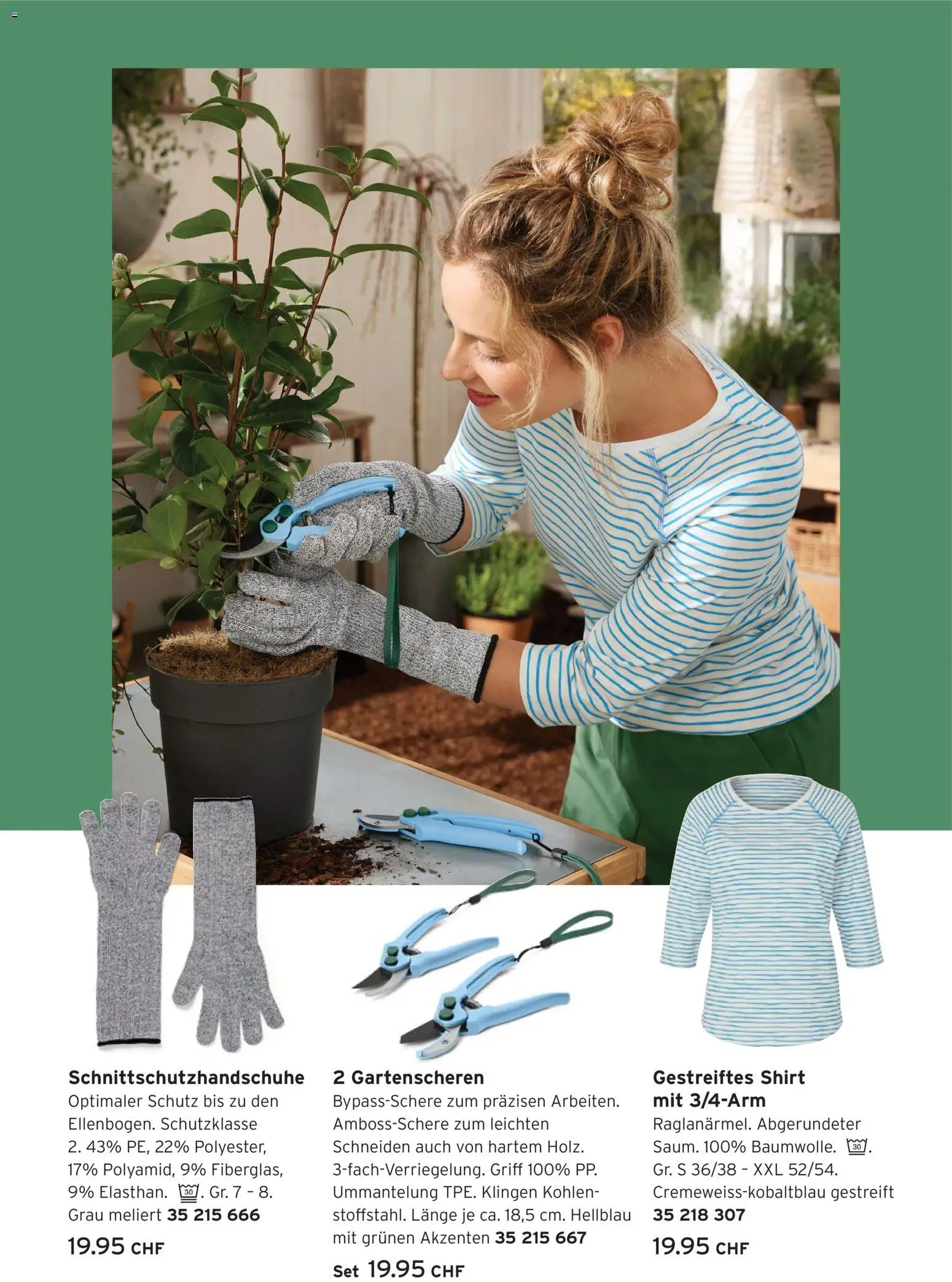 Tchibo aktionen Glück wächst im Grünen – gültig ab 07.04.2026 | Seite: 10 | Produkte: Shirt