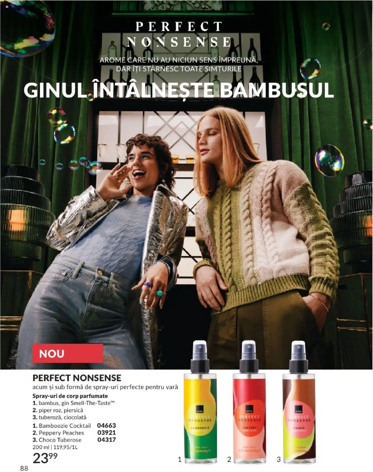 Catalog Avon - 08 2025 – valabil de la 01.08.2025 | Pagină: 88 | Produse: Piersică, Ciocolată, Cocktail, Piper