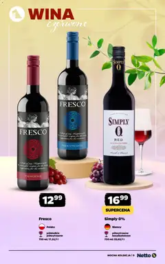 Pogląd oferty "Netto gazetka - Wina" - ważna od 30.03.2026 | Strona: 9 | Produkty: Fresco