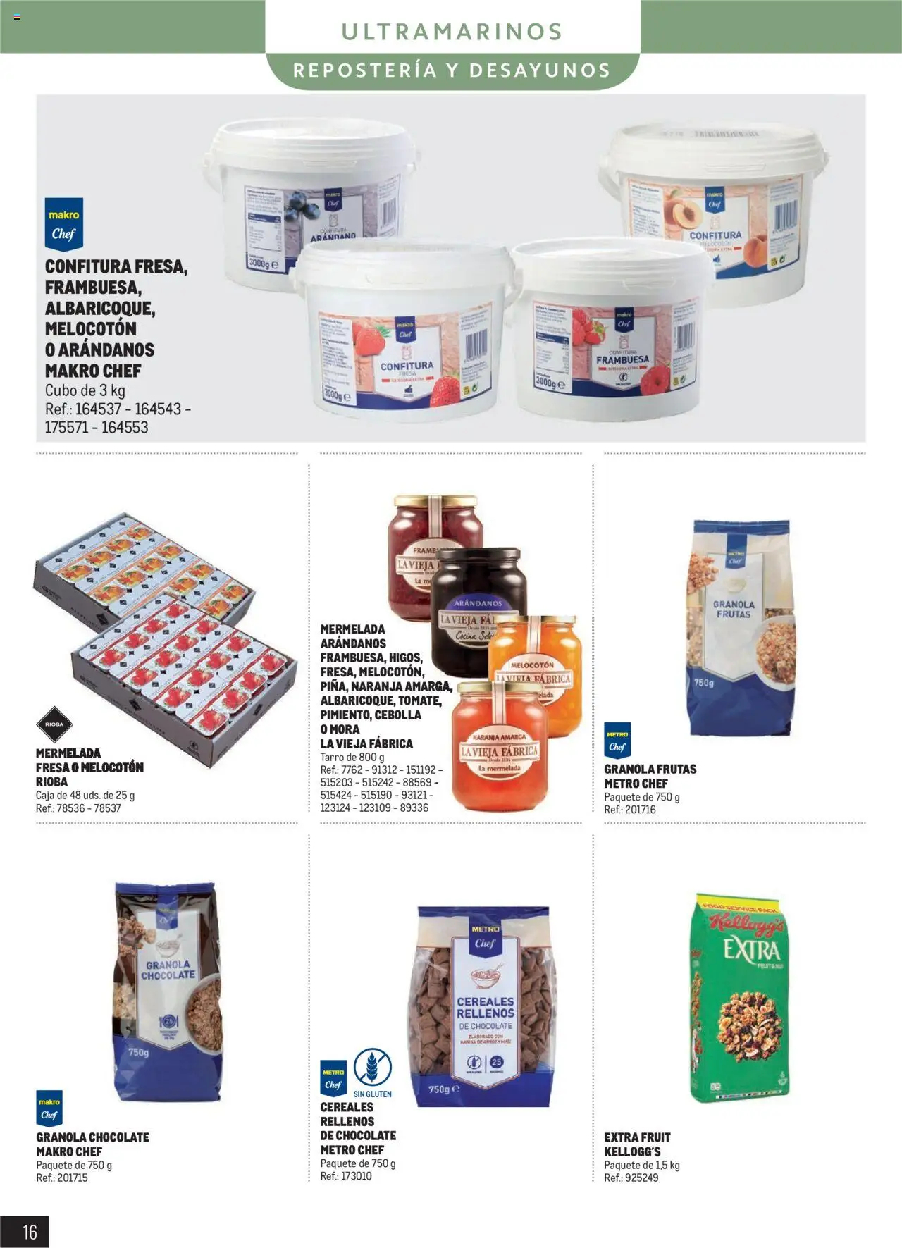 Makro - Despensa Prat │ válido desde el 11.06.2025 | Página: 16 | Productos: Cereales, Παγωμένο τσάι, Cocina, Caja