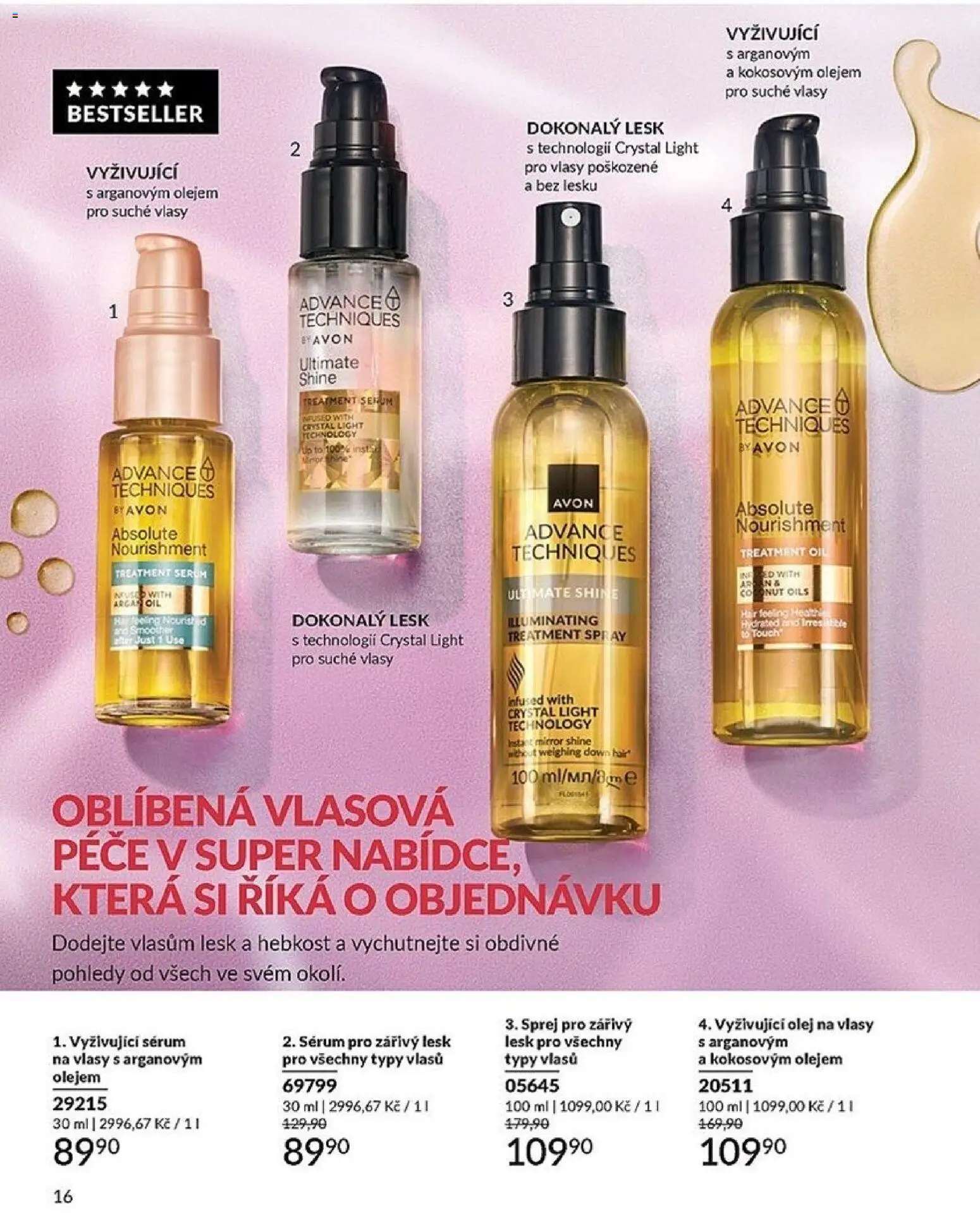 Avon katalog 1/2026 od 01.01.2026 | Strana: 16 | Produkty: Olej, Sérum, Olej na vlasy
