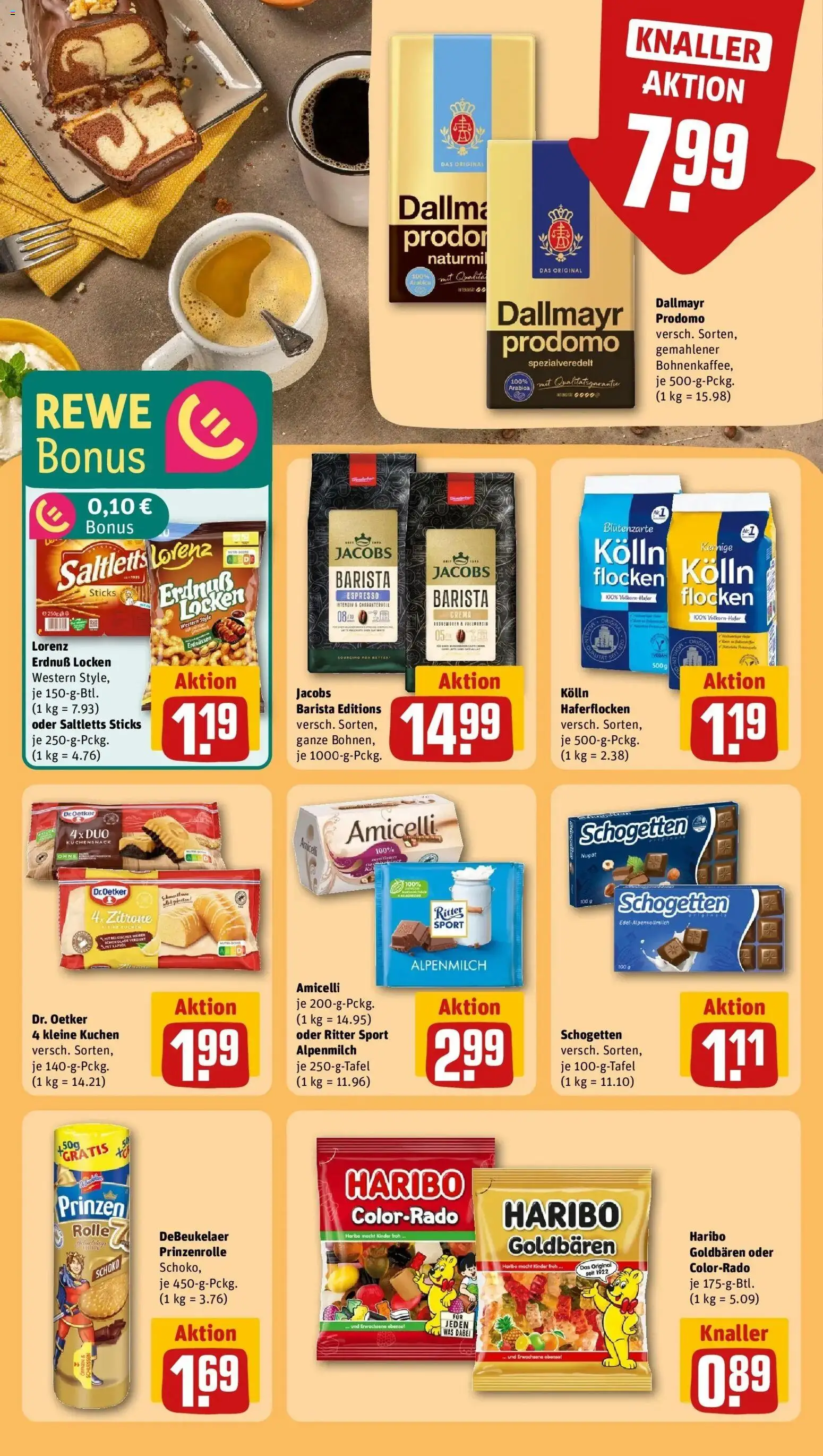 Rewe prospekt Greifswald	 – gültig ab 22.02.2026 | Seite: 25 | Produkte: Haribo, Schokolade, Ritter sport, Zitrone