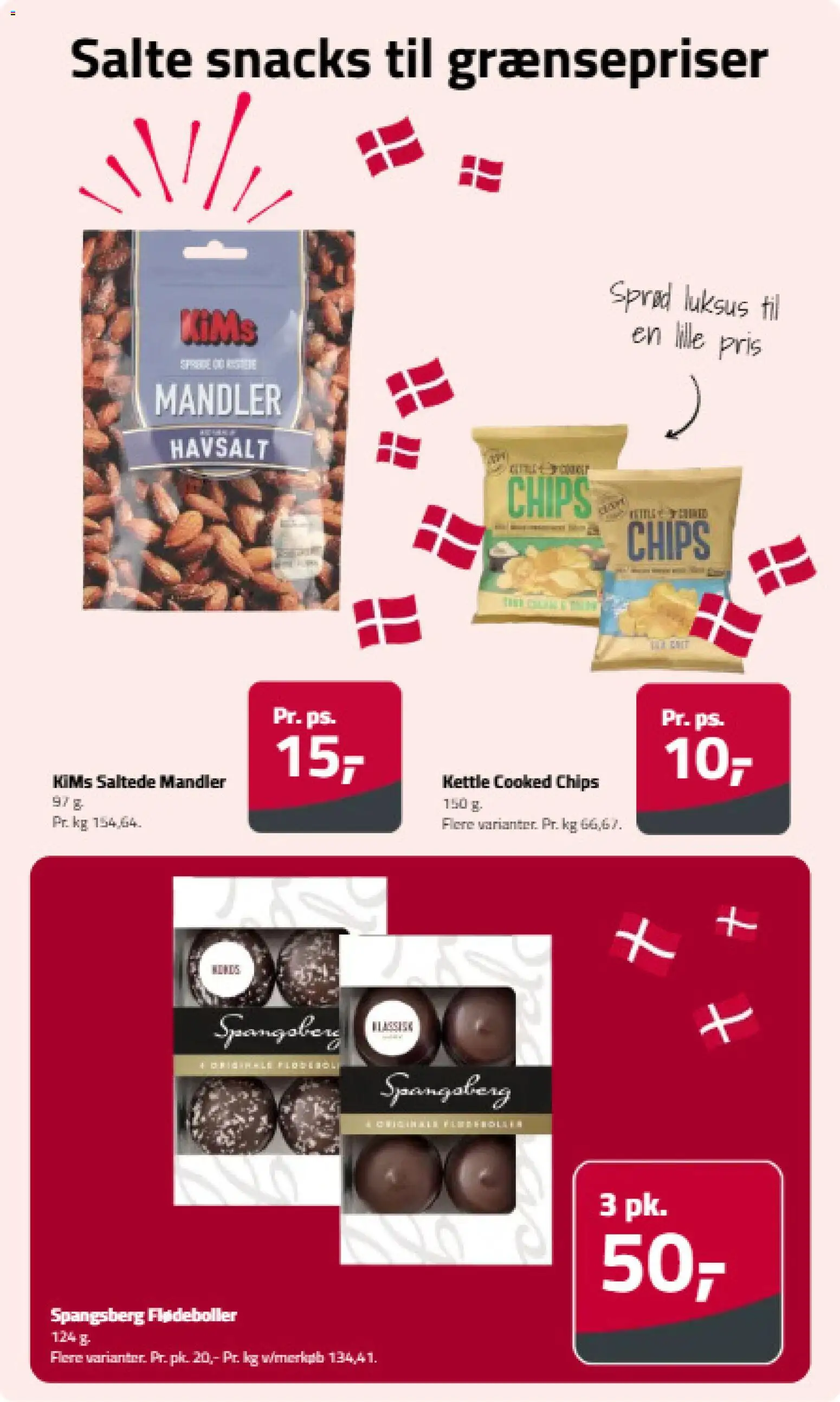 Fleggaard tilbudsavis – gyldig fra 04.03.2026 | Side: 5 | Produkter: Chips, Flødeboller, Mandler