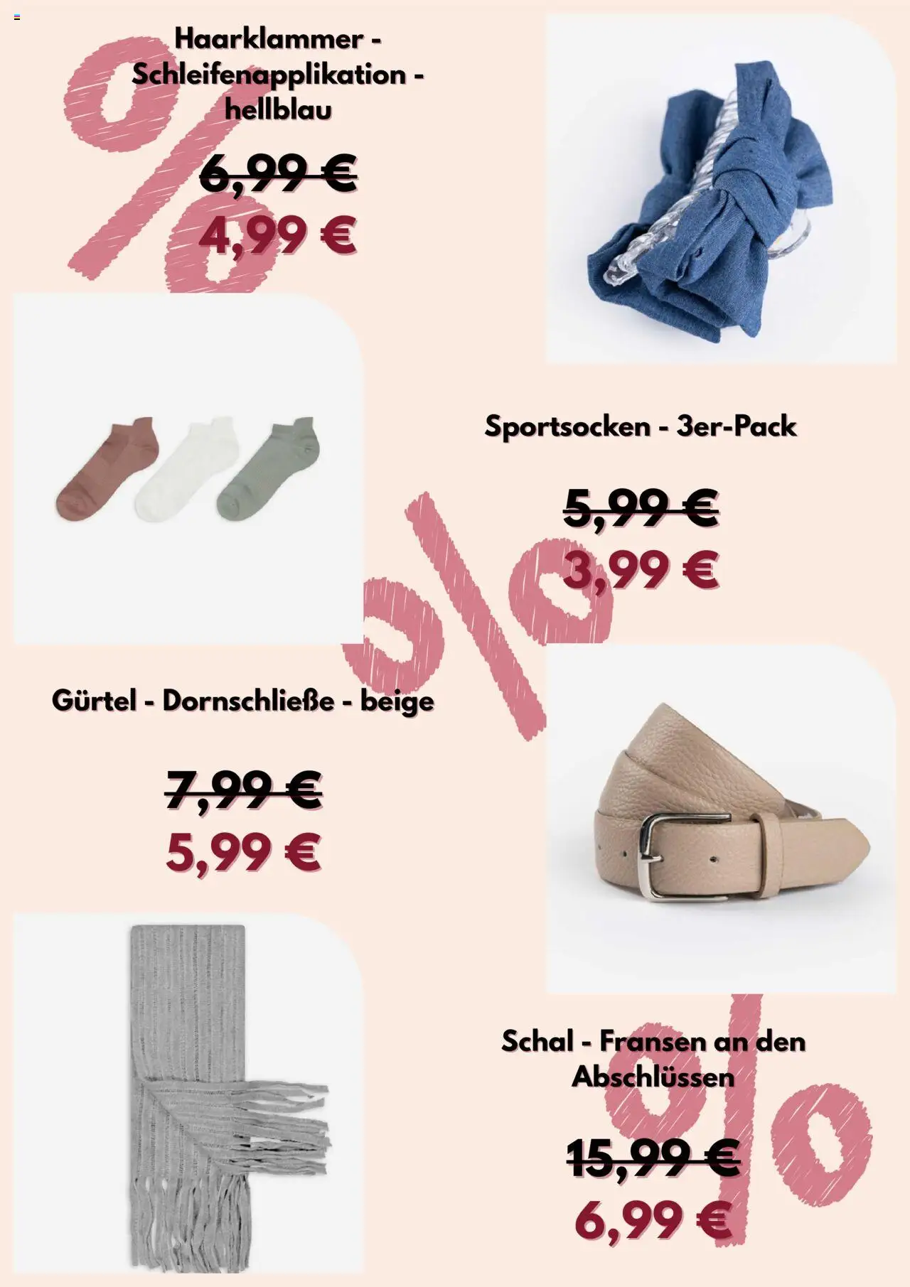 Takko Prospekt 	 - gültig ab dem 07.08.2025 | Seite: 3 | Produkte: Schal, Gürtel