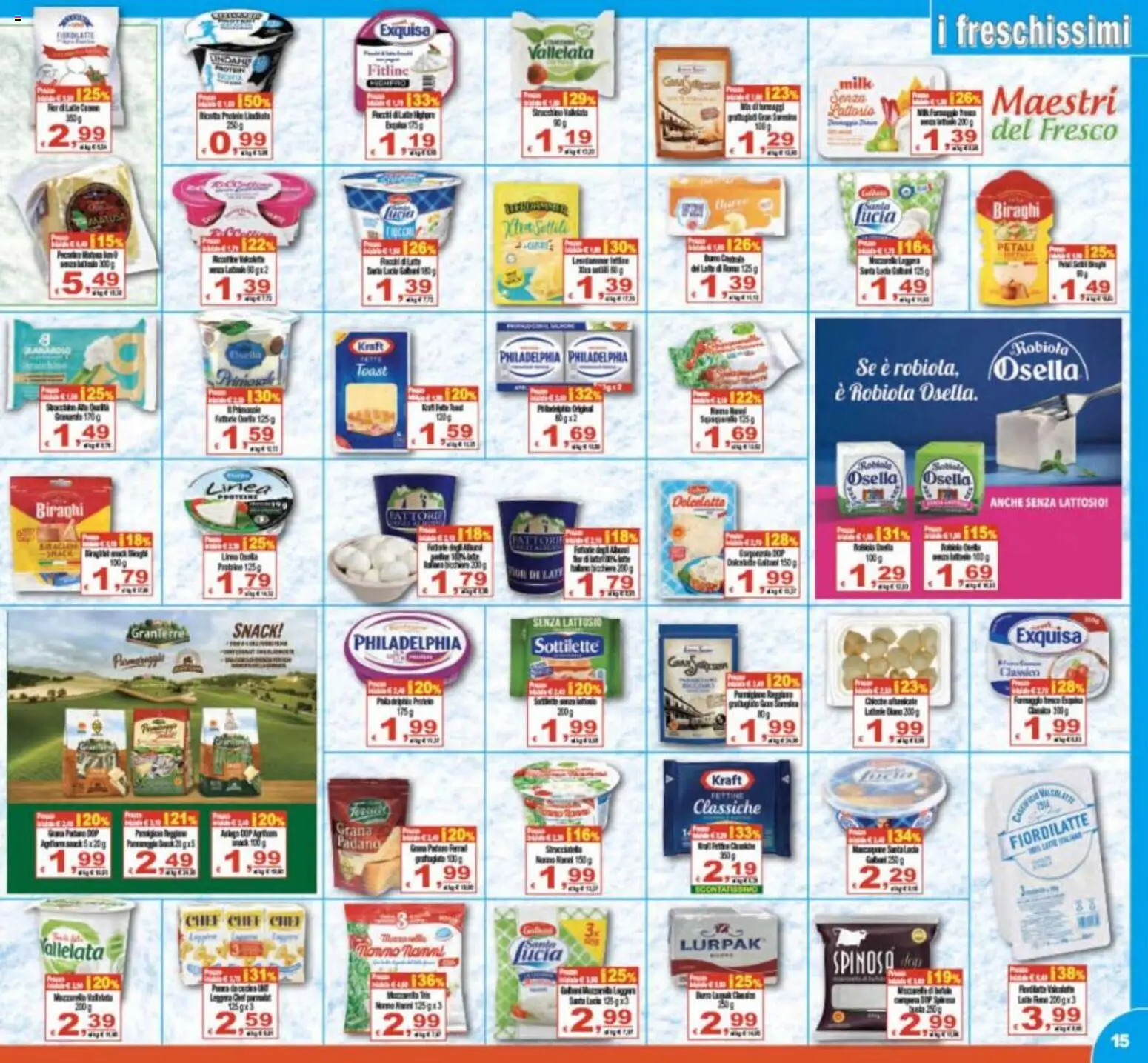 Volantino CTS del 25.02.2026 | Pagina: 15 | Prodotti: Latte, Robiola