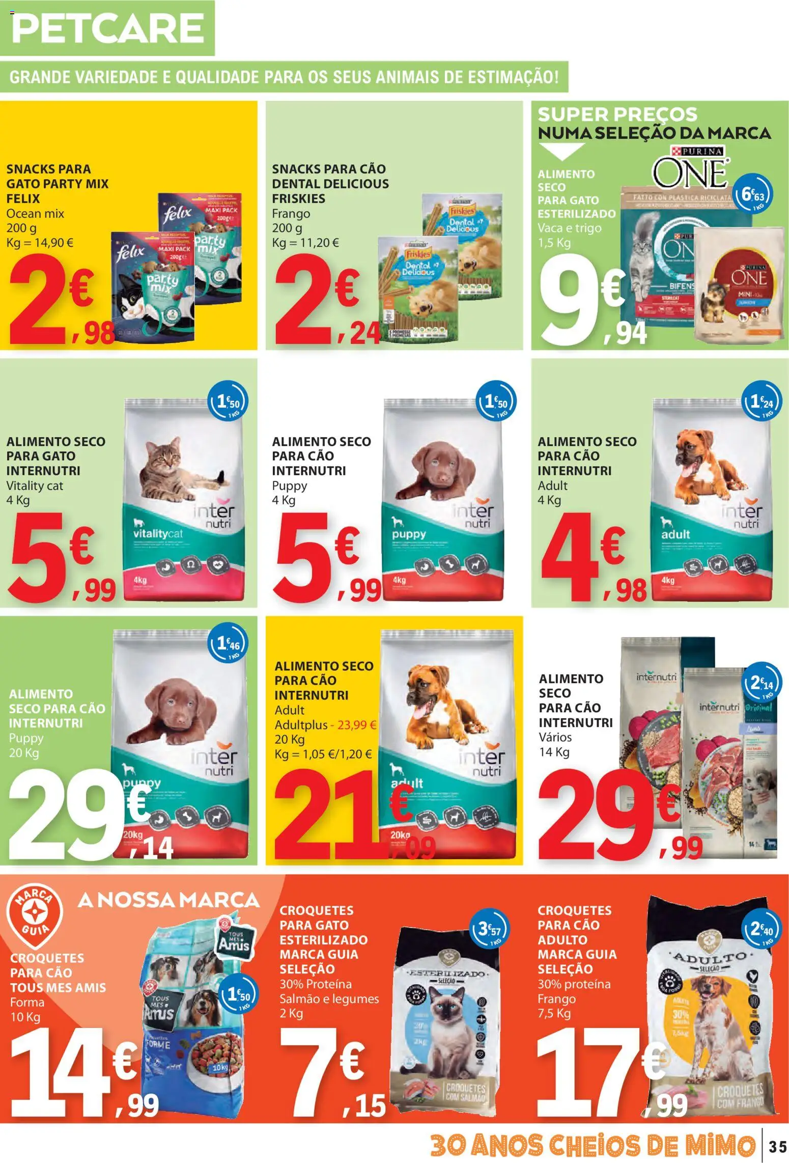 E.Leclerc folheto │ válido de 12.02.2026 | Página: 35 | Produtos: Frango, Salmão, Proteina