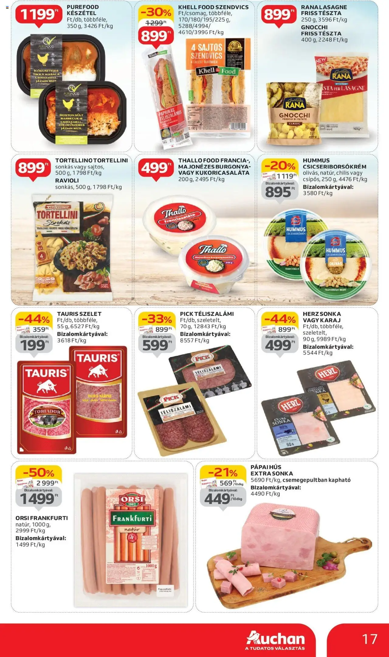 Auchan akciós ujság - amely érvényes a következő dátumtól: 29.05.2025 | Oldal: 17 | Termékek: Hús, Jázmin rizs, Lasagne, Téliszalámi