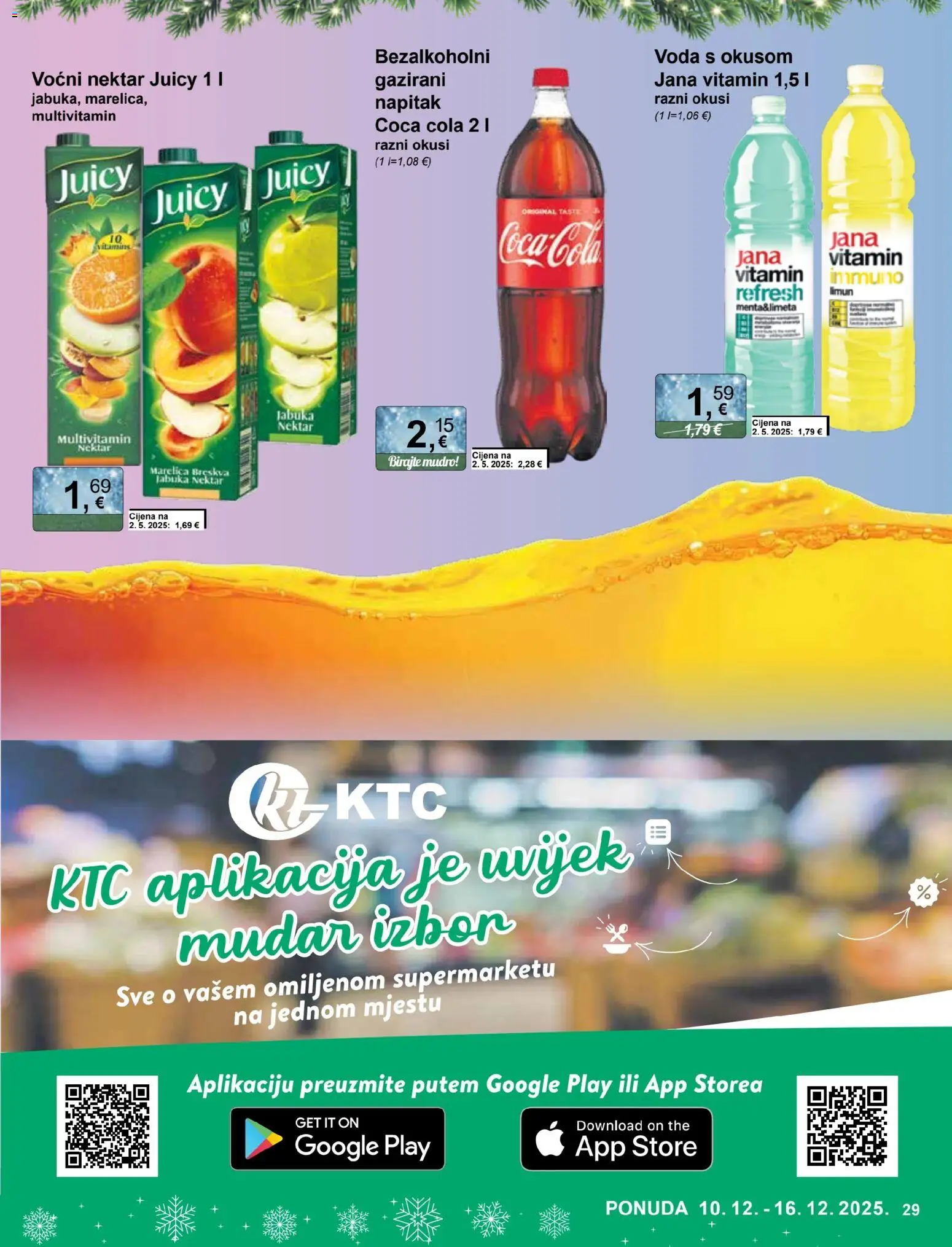 KTC katalog | vrijedi od 10.12.2025 | Stranica: 29 | Proizvodi: Coca cola, Limun, Breskva, Jabuka