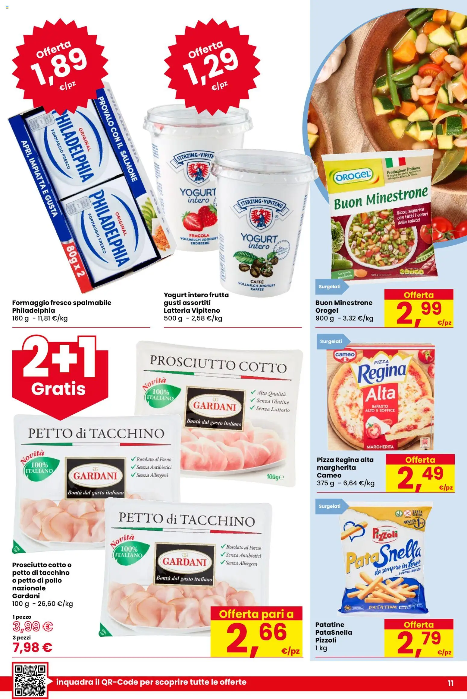 Volantino Despar del 25.11.2025 | Pagina: 11 | Prodotti: Pollo, Salmone, Formaggio, Prosciutto