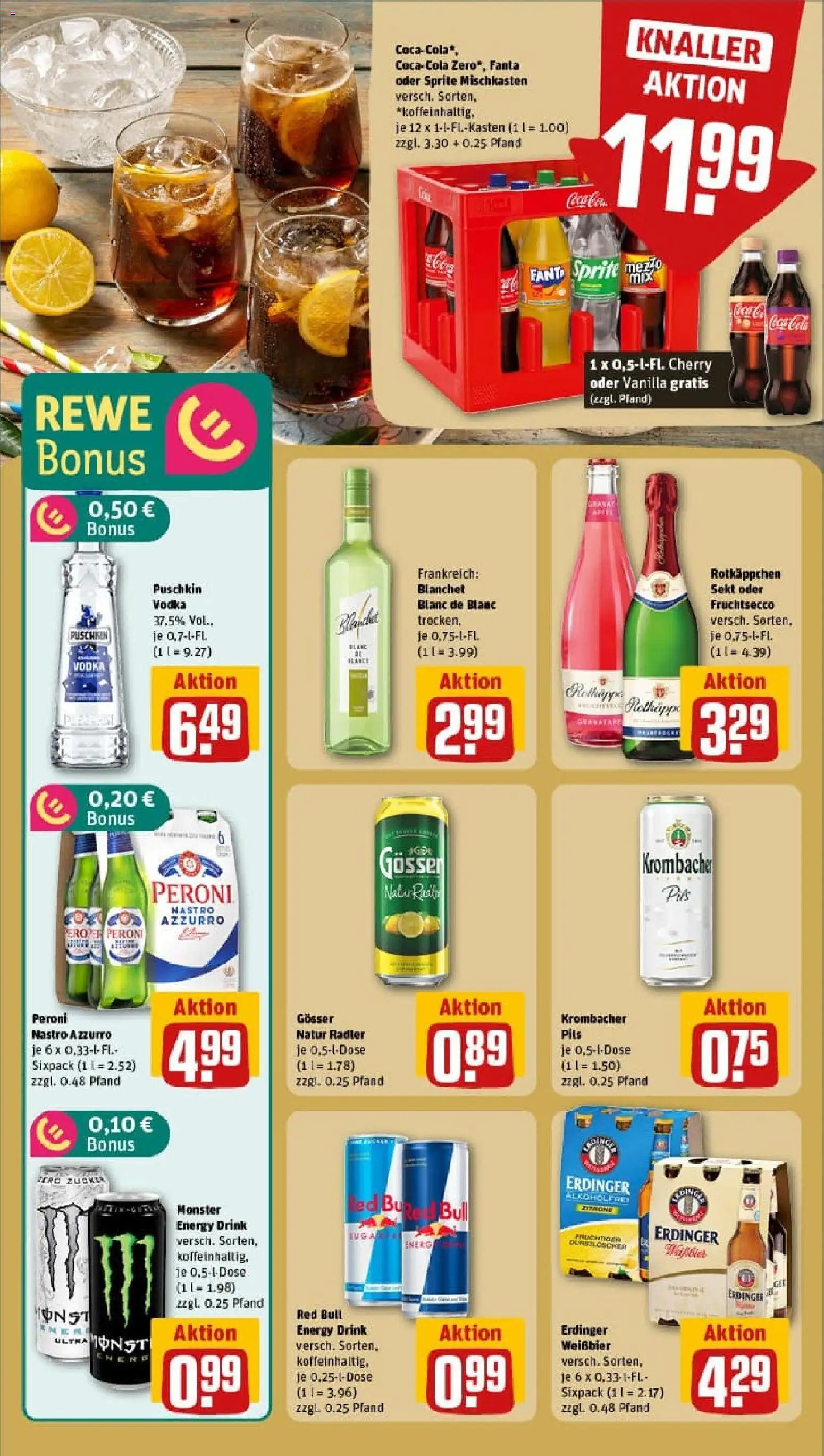Rewe prospekt Leipzig	 – gültig ab 26.10.2025 | Seite: 16 | Produkte: Sprite, Erdinger, Krombacher, Rotkäppchen