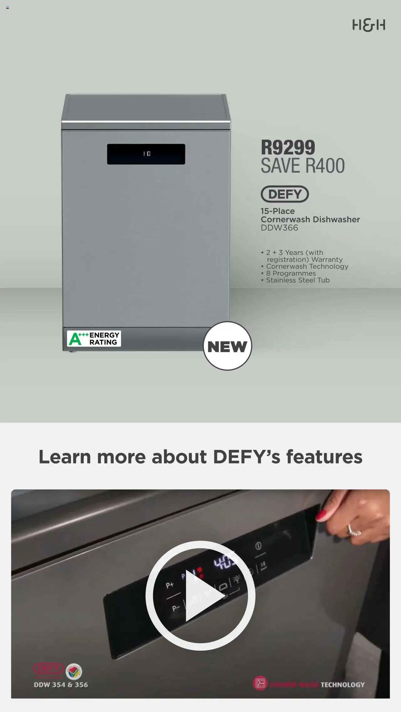 New House and Home catalogue – valid from 15.09.2025 | Page: 23 | Products: Dishwasher