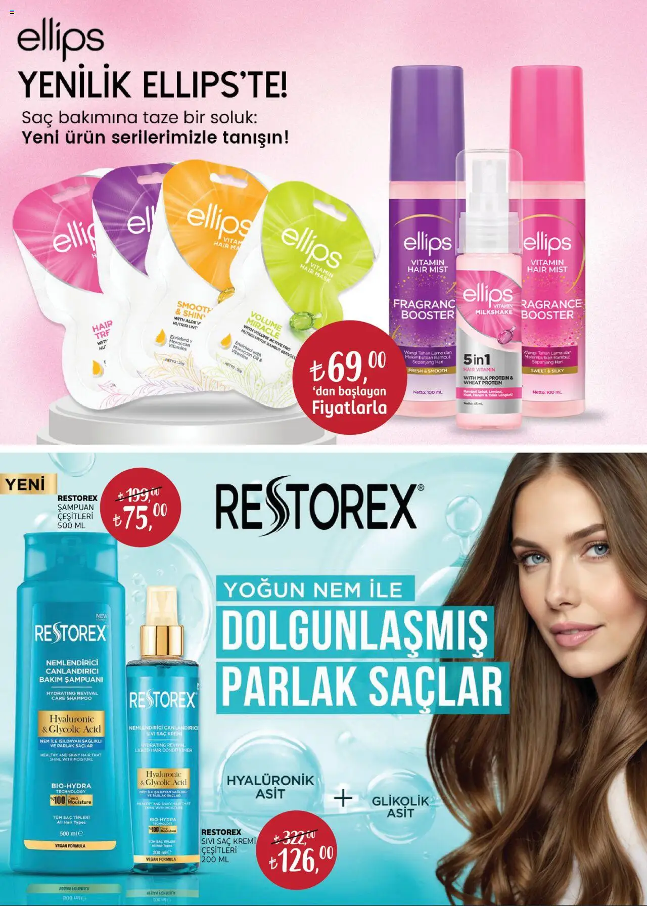 Rossmann İndirim - 01.08.2025 tarihinden itibaren geçerlidir | Sayfa: 12 | Ürünler: Şampuan, Saç Kremi