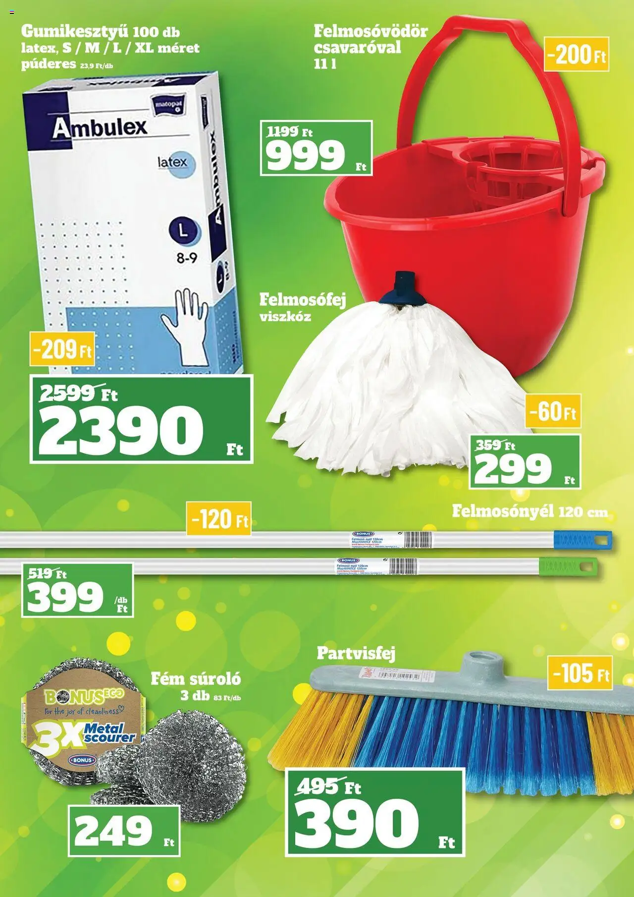Family Diszkont akciós ujság - amely érvényes a következő dátumtól: 31.07.2025 | Oldal: 19 | Termékek: Felmosó, Felmosófej, Gumikesztyű
